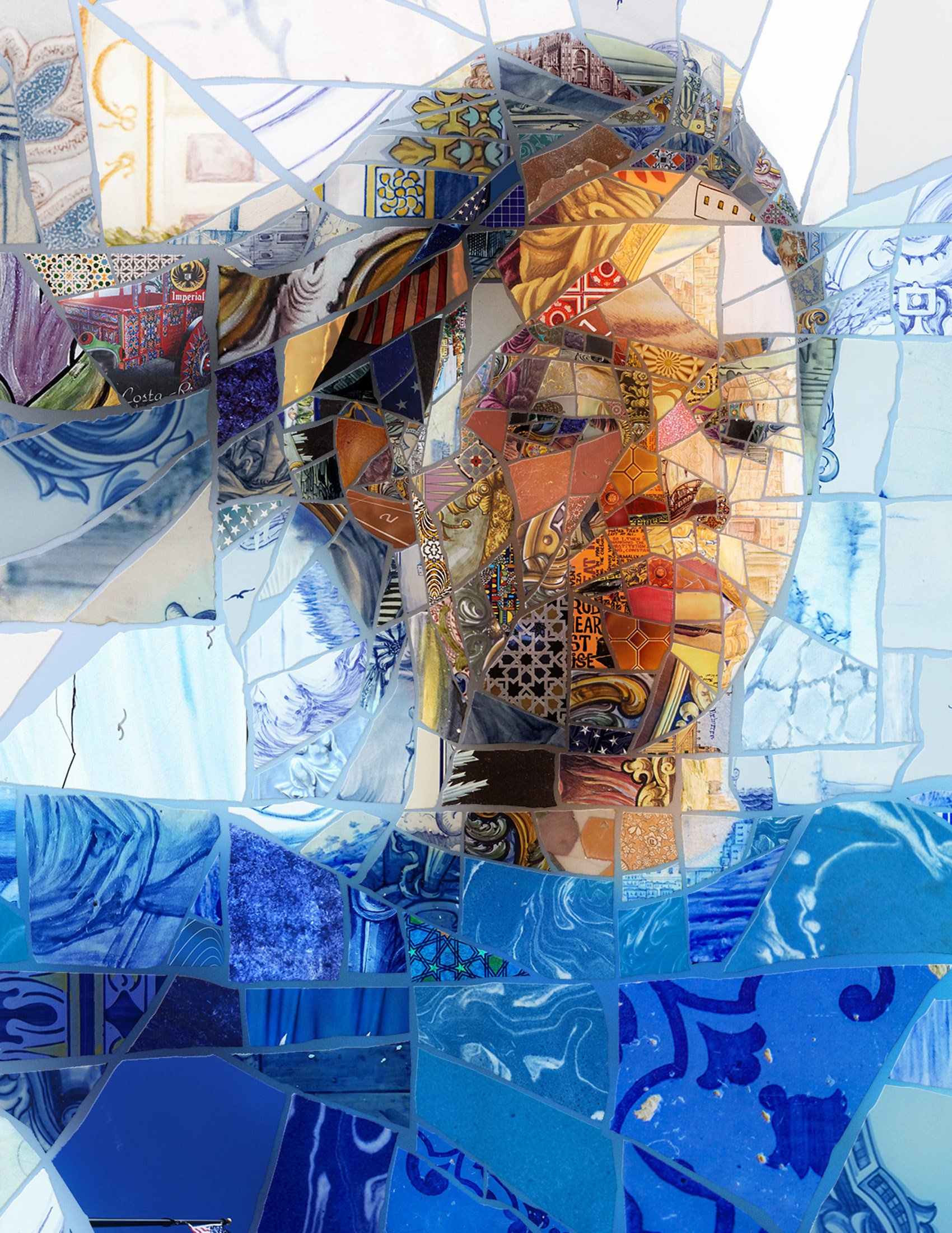 Gabby Douglas art portrait, a Gymnastics Olympic art