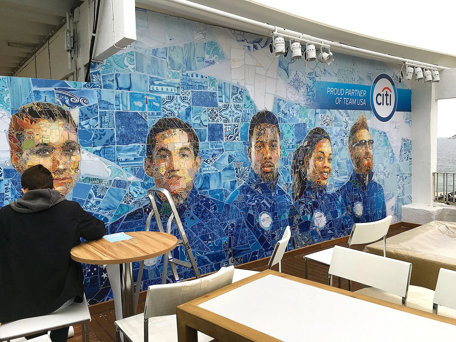 Olympic spirit art illustration, culture blend in contemporary art