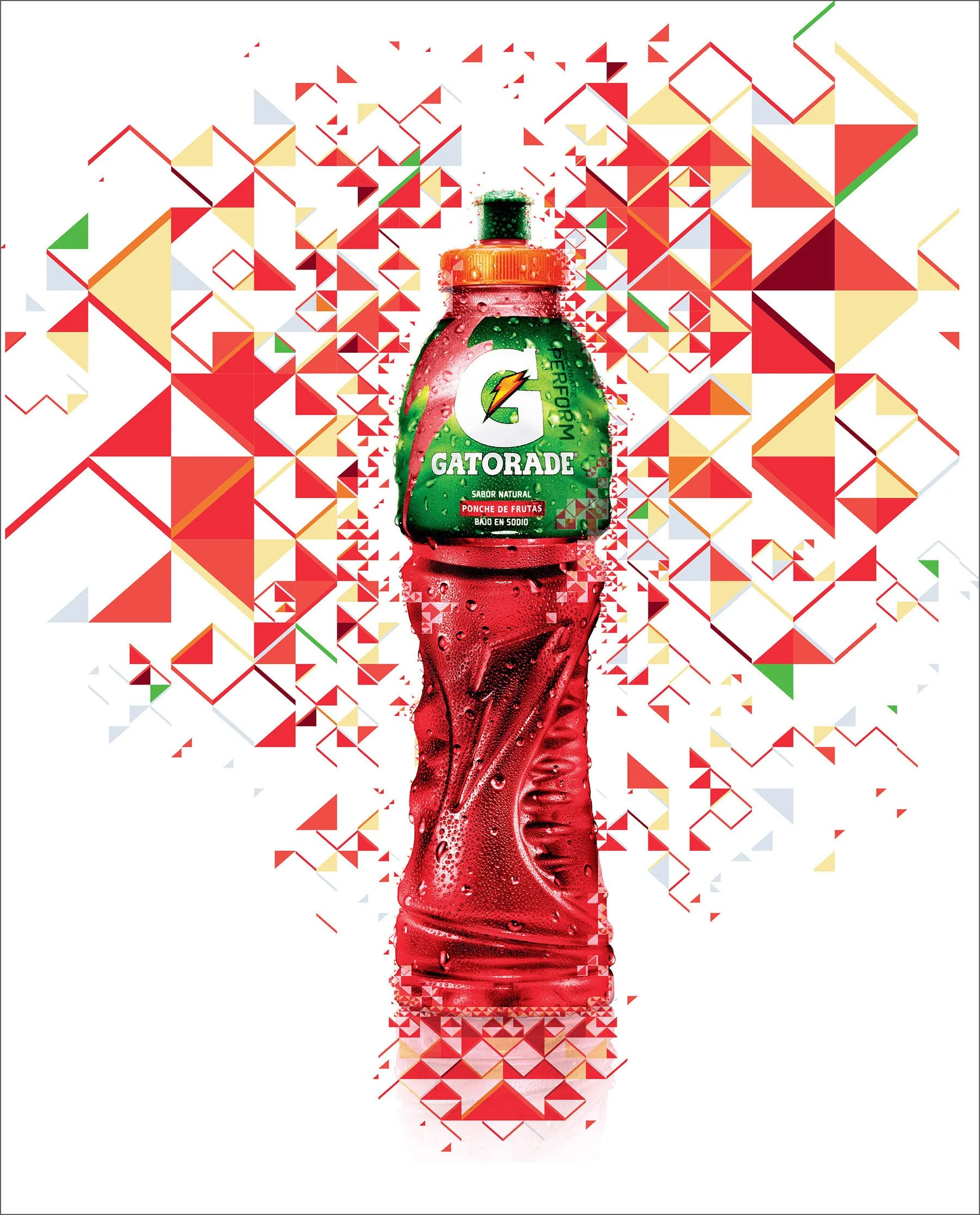 Gatorade Evoluciona red bottle