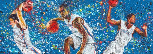 Oklahoma City Thunder Emoji Hunt Mosaic, U.S. Cellular