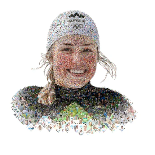 Slovenian Olympic Team Mosaics, Beijing 2022