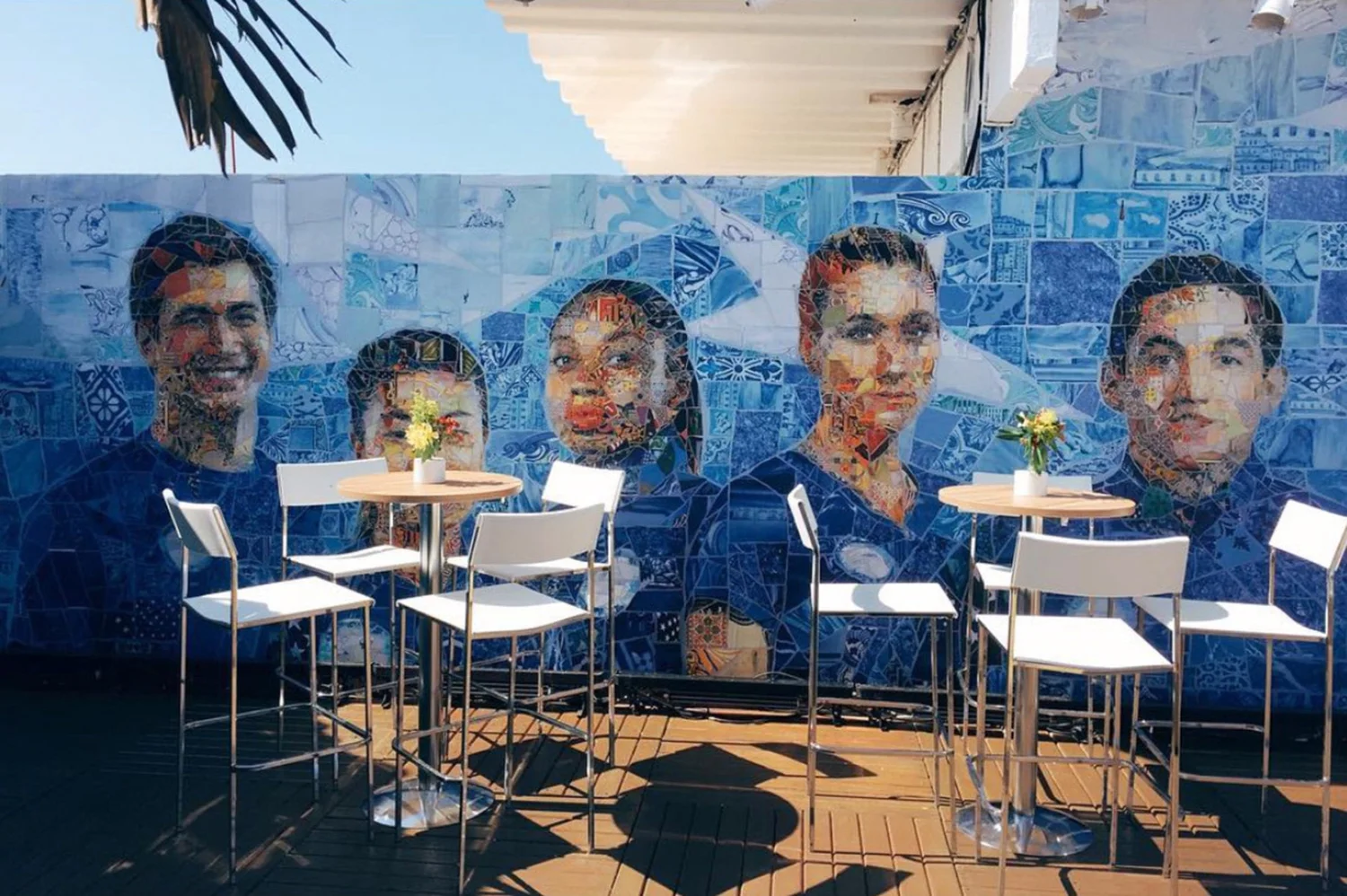 Mosaic murals for the USA House in Rio 2016 Summer Olympics, wall art