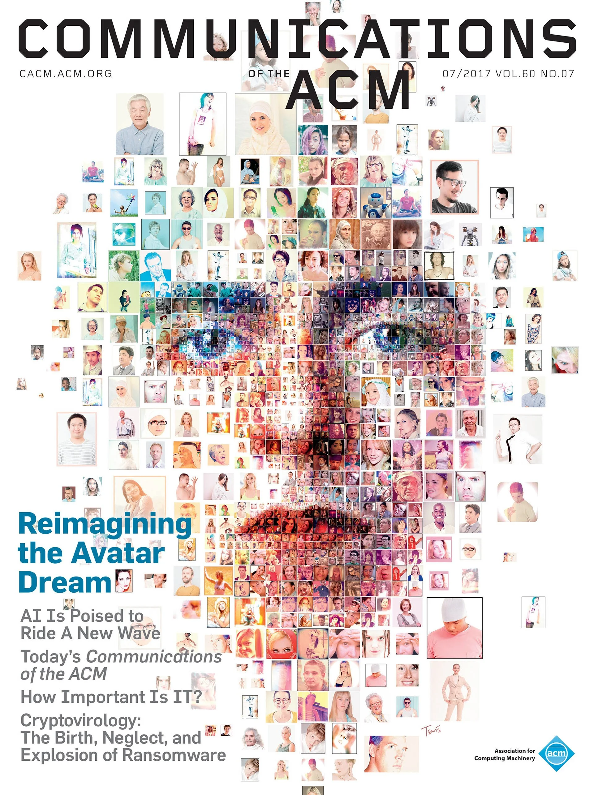 Magazine cover illustration