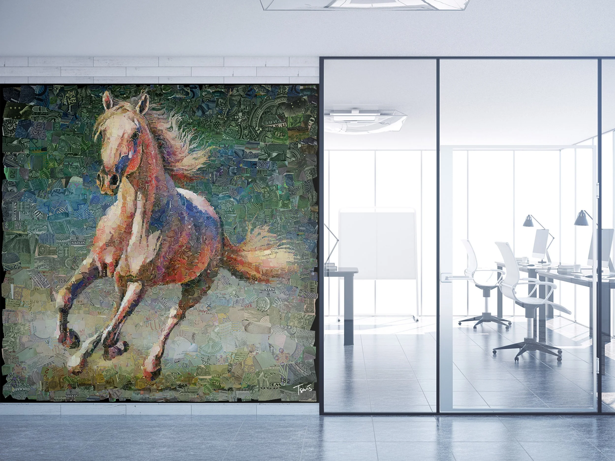 Charis Tsevis Limited Edition Money Zoo_Horse (6).jpg