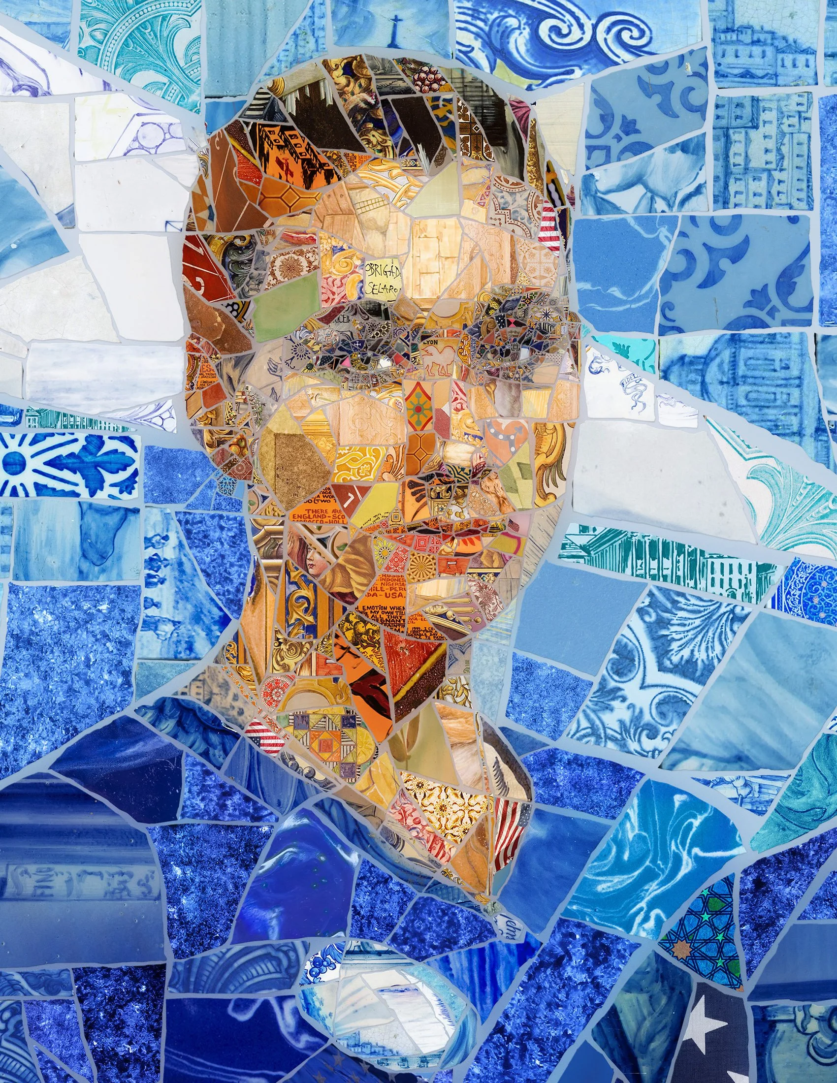 Kerri Walsh Jennings portrait artwork for Olympics