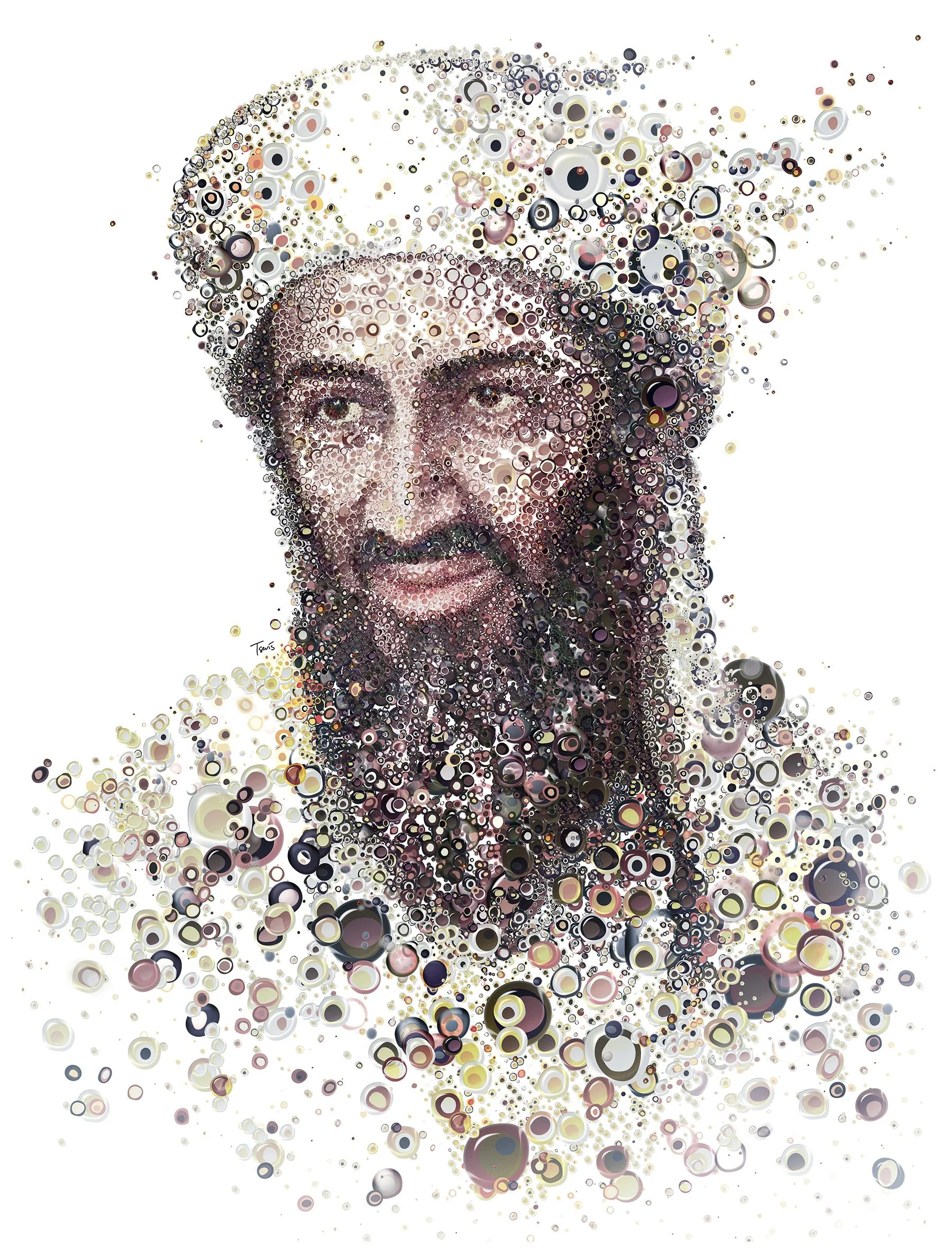 Bin Laden spawn mosaic