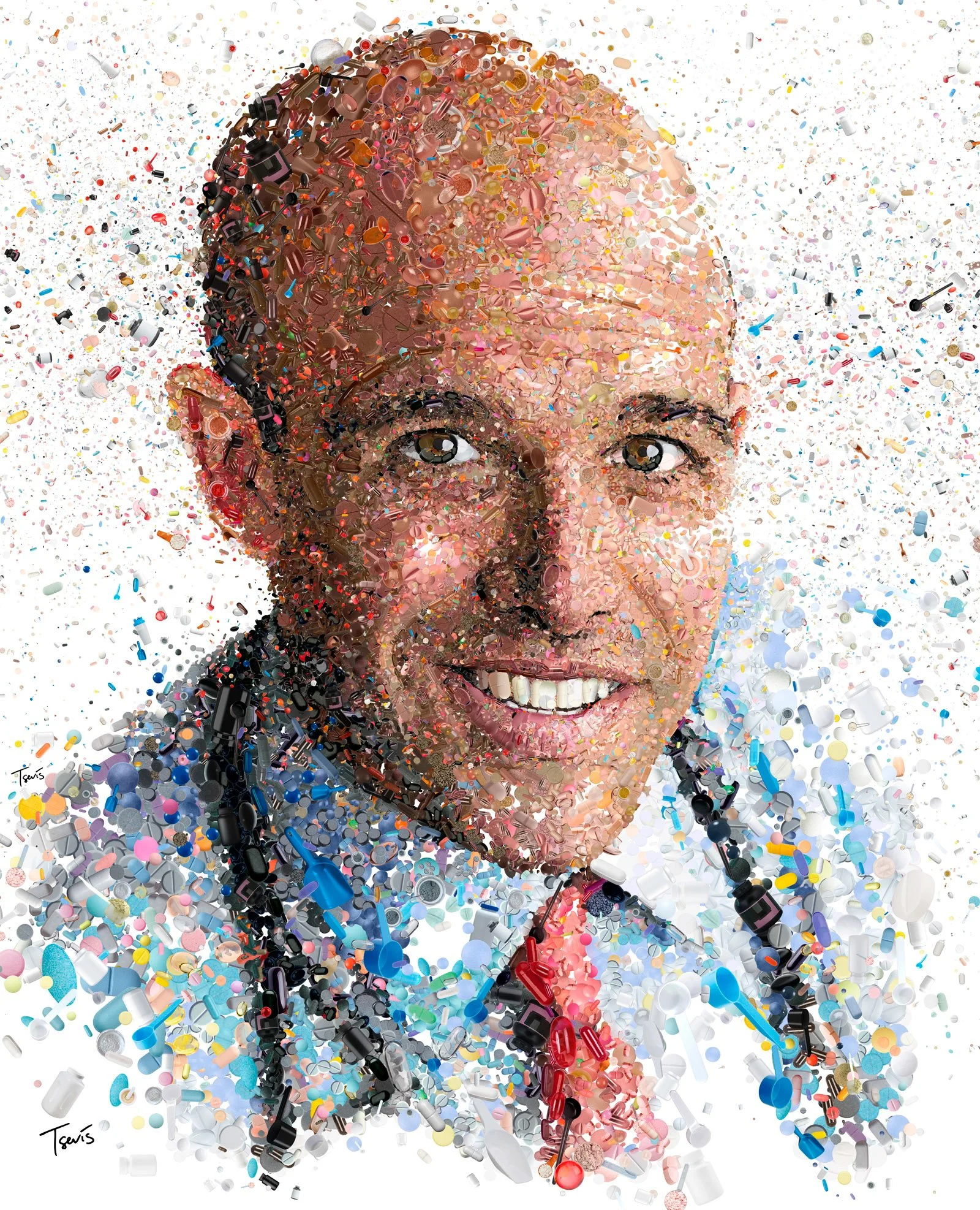 Dr. Cohen of supplements and pills, Science illustration