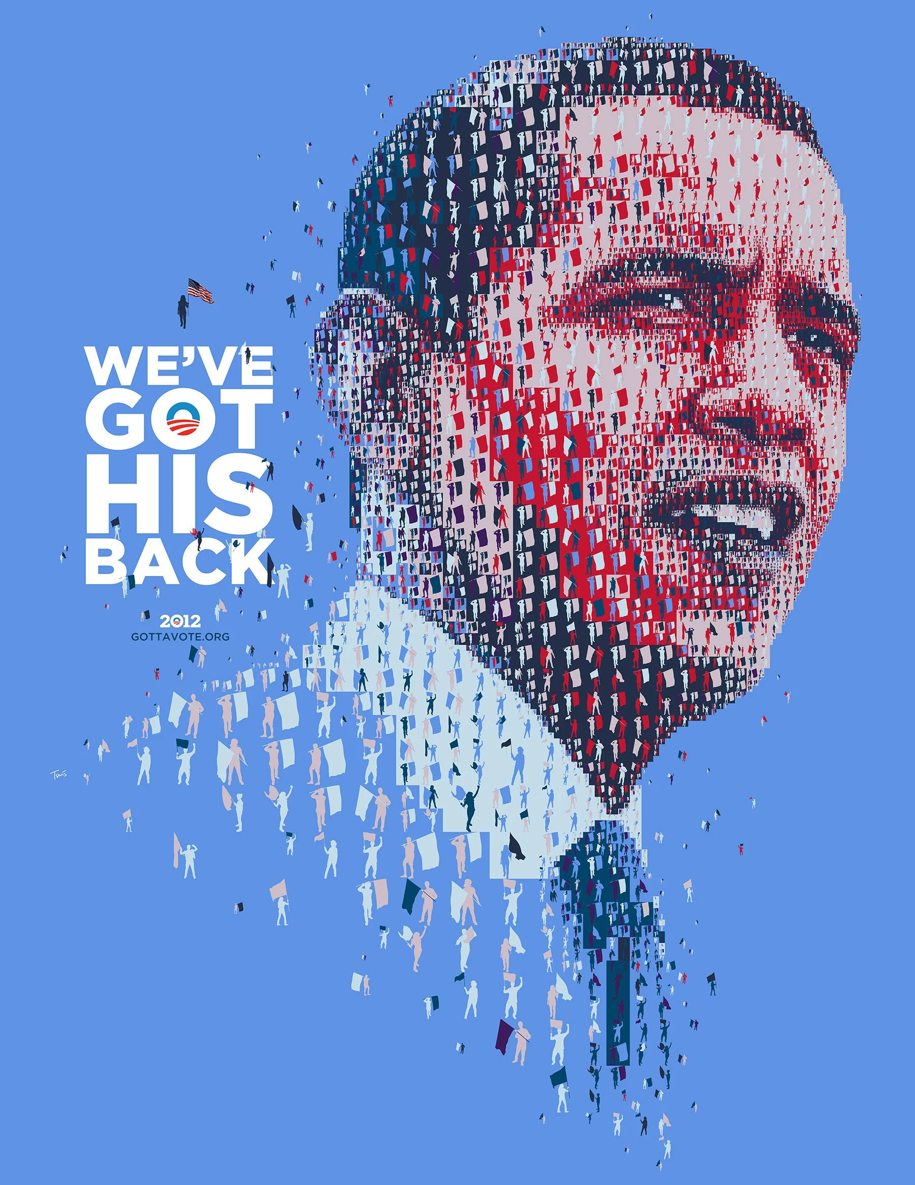 Barack Obama 2012 campaign poster