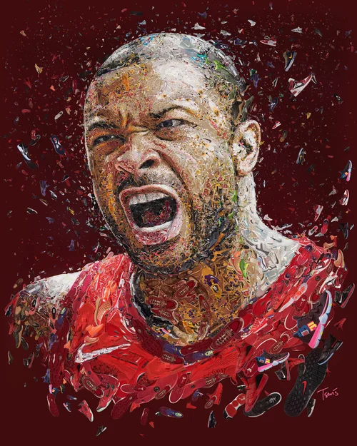PJ Tucker Nike Sneaker Mosaic Portrait