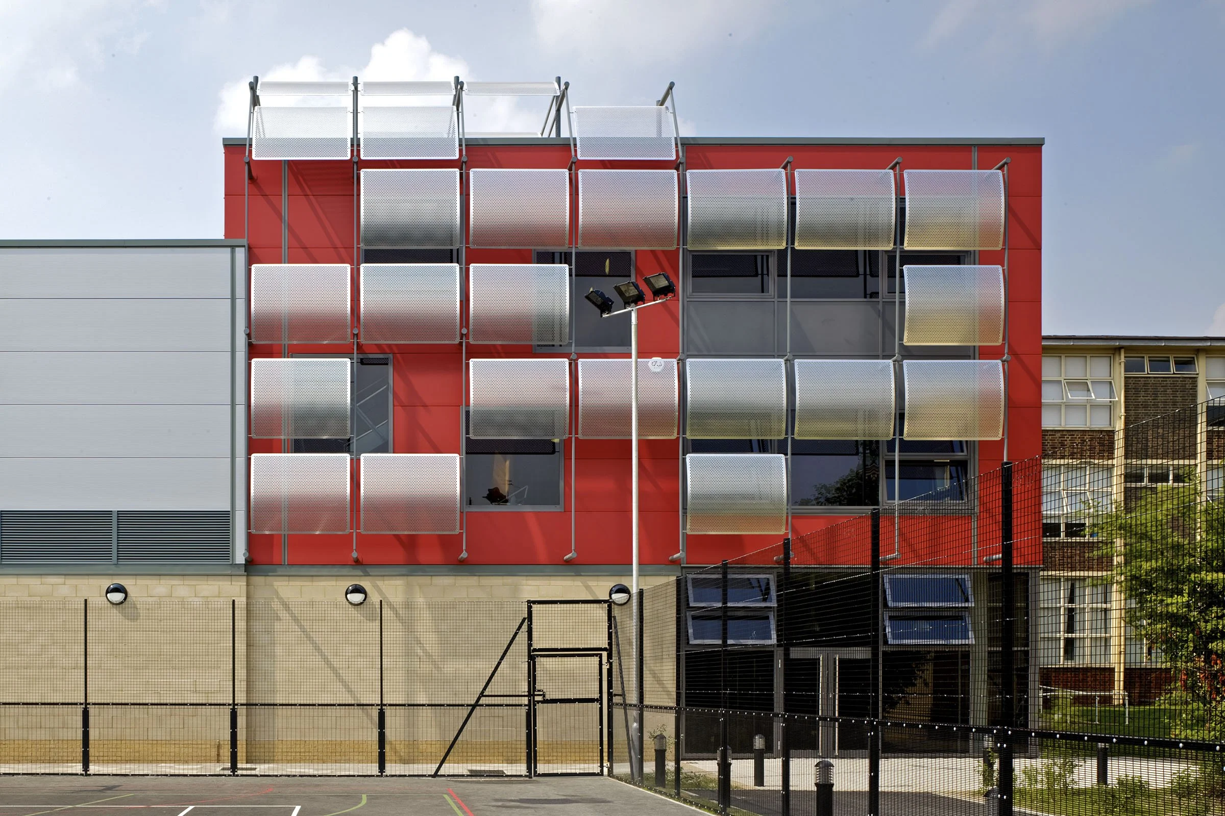 Facade of St Charles Catholic Sixth Form College