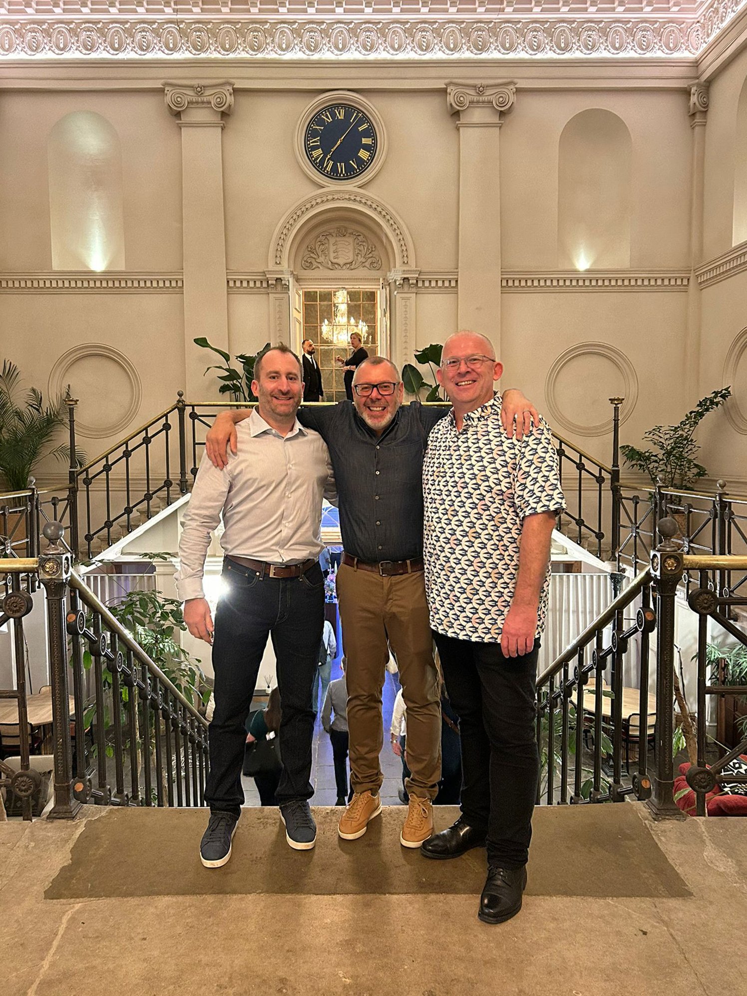 Nick, Marc and Paul at our celebration event