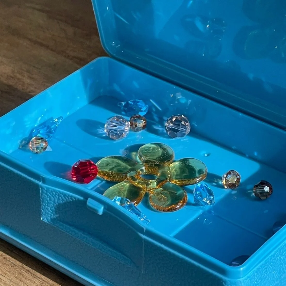 A soft spark, made to blend in beautifully. Our handcrafted blowglass pendants are designed to slip into your favorite pieces &mdash; layering gently with what you already wear and love. Whether kept close for daily moments or saved for something spe