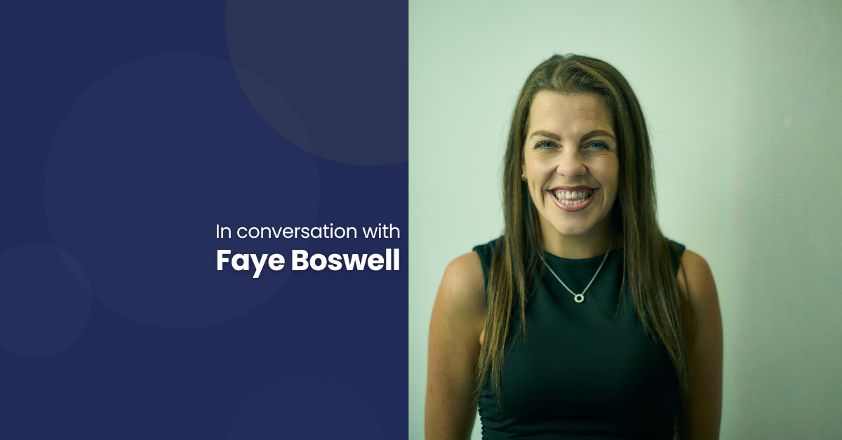 From lived experience to real-world impact: in conversation with Faye Boswell