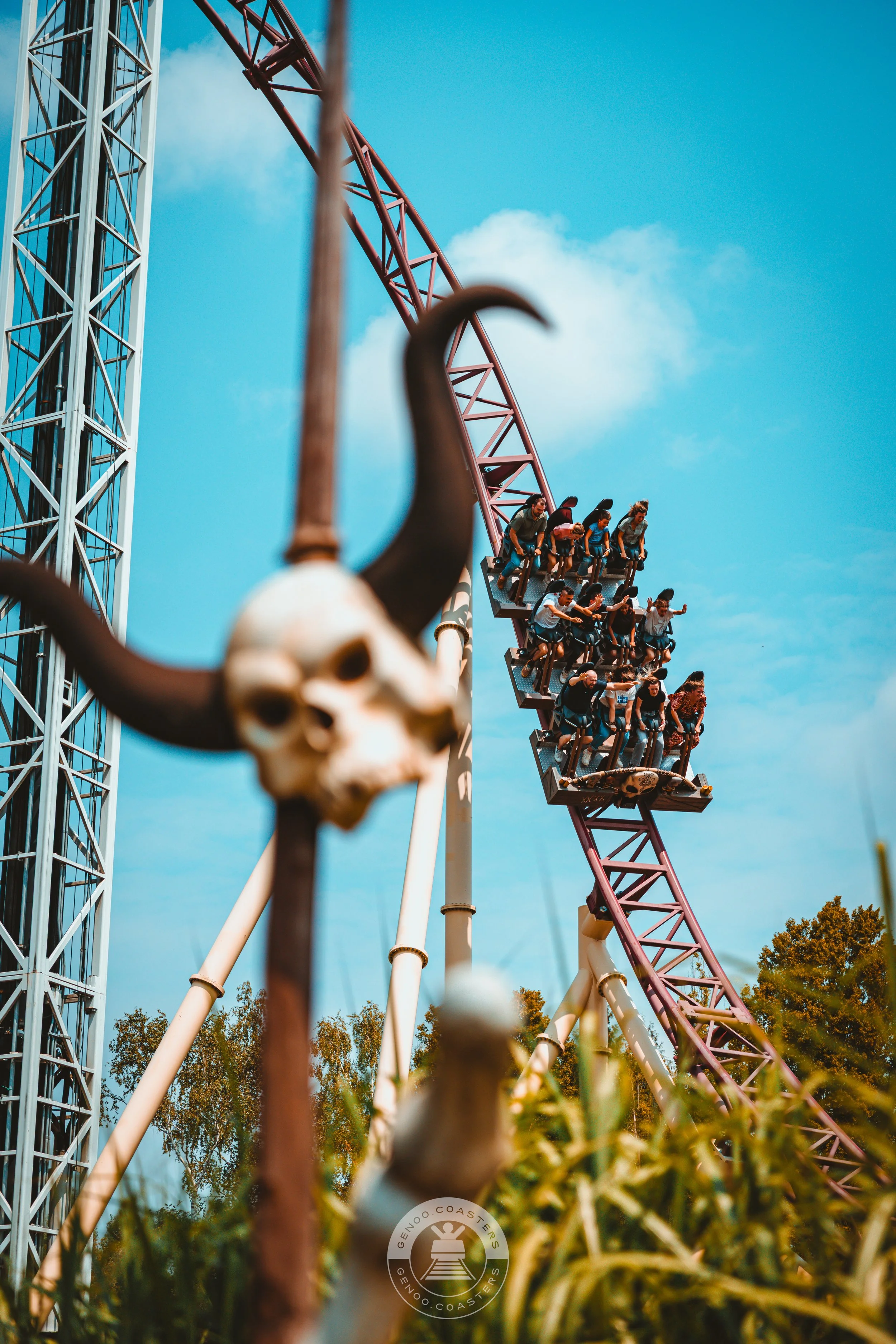 Mystic, Gerstlauer, infinity coaster, Walibi Rhone-Alpes, France