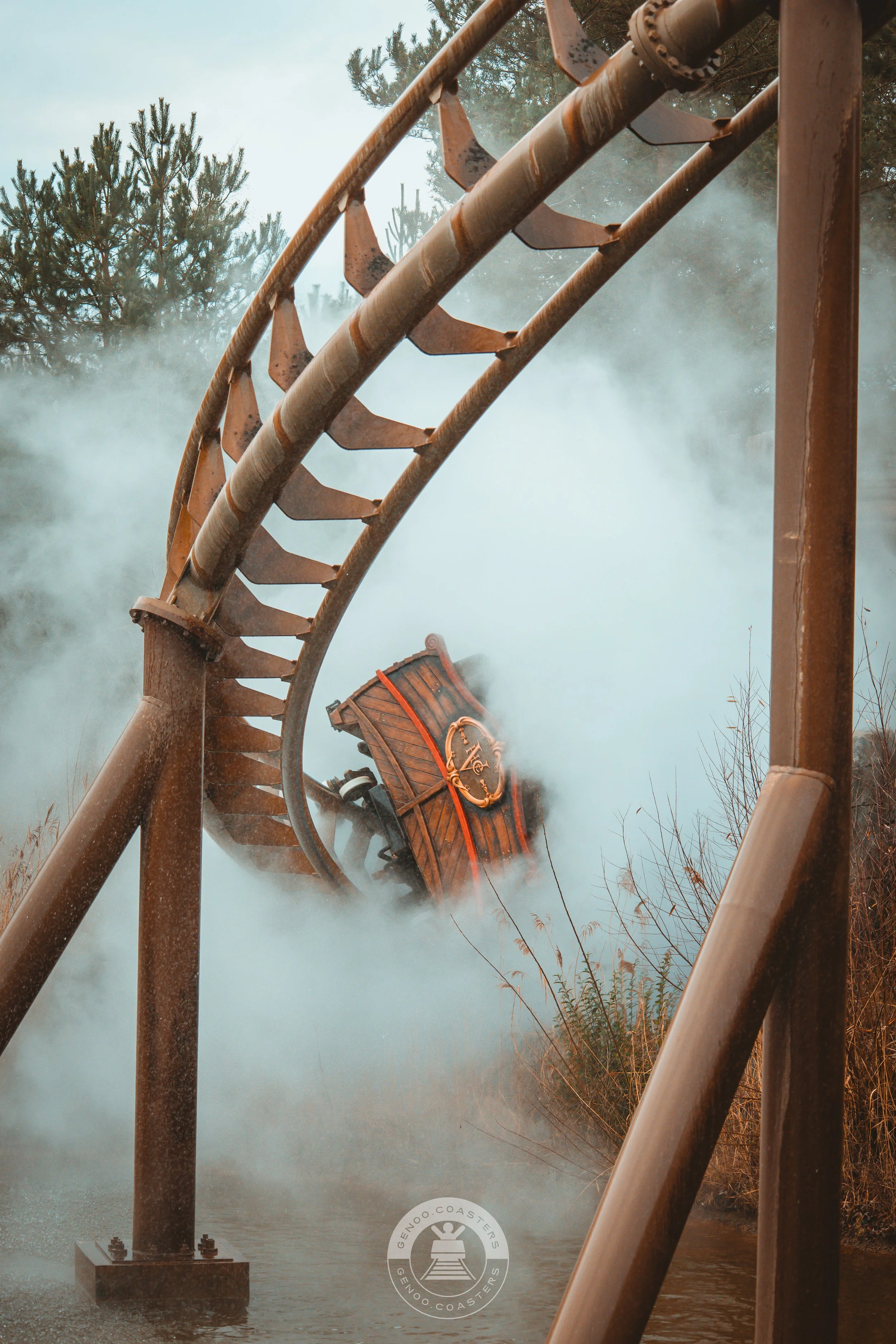 De Vliegende Hollander, Kumbak, water coaster, Efteling, Netherlands