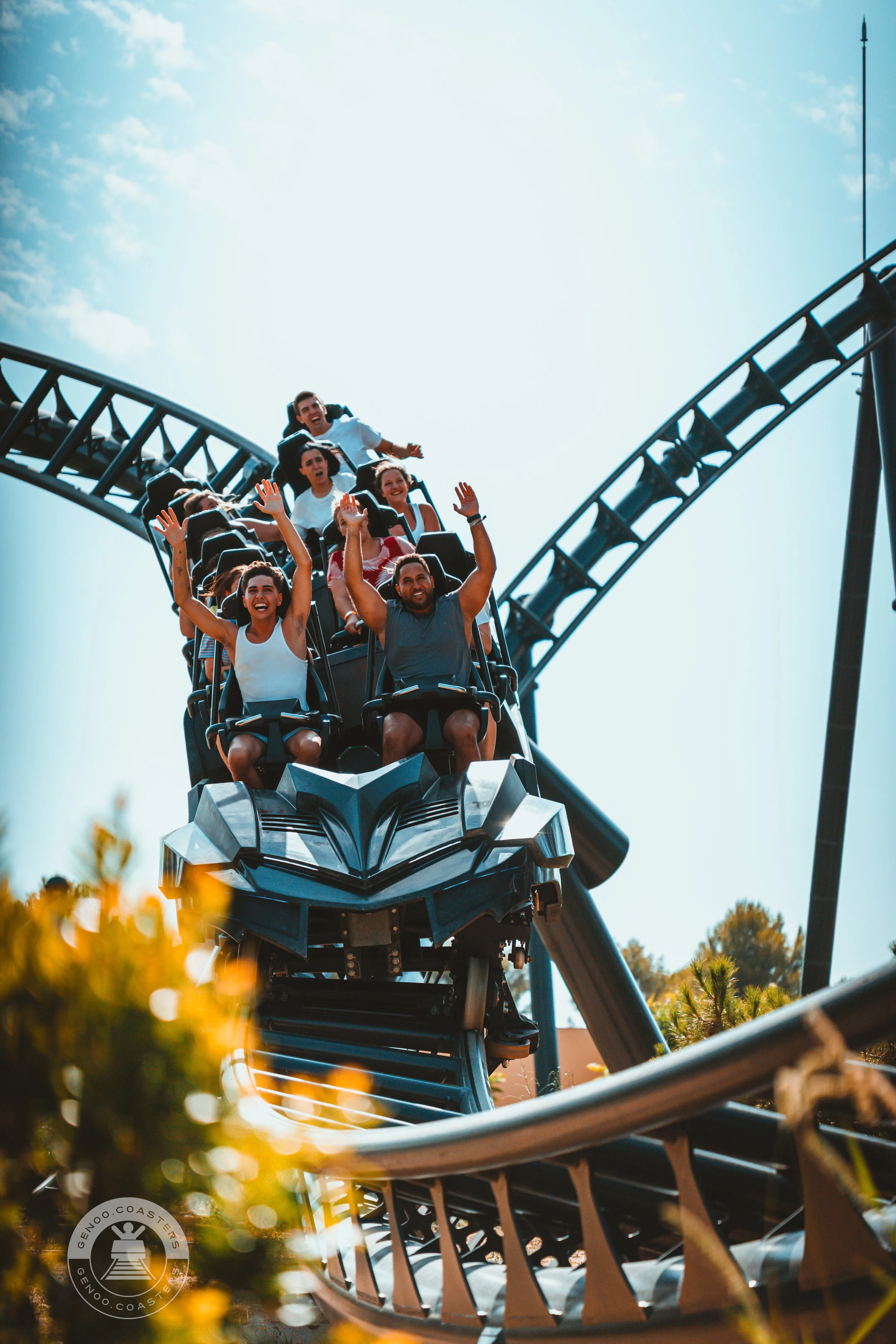 Batman: Gotham City Escape, Intamin, multilaunch coaster, Parque Warner Madrid, Spain