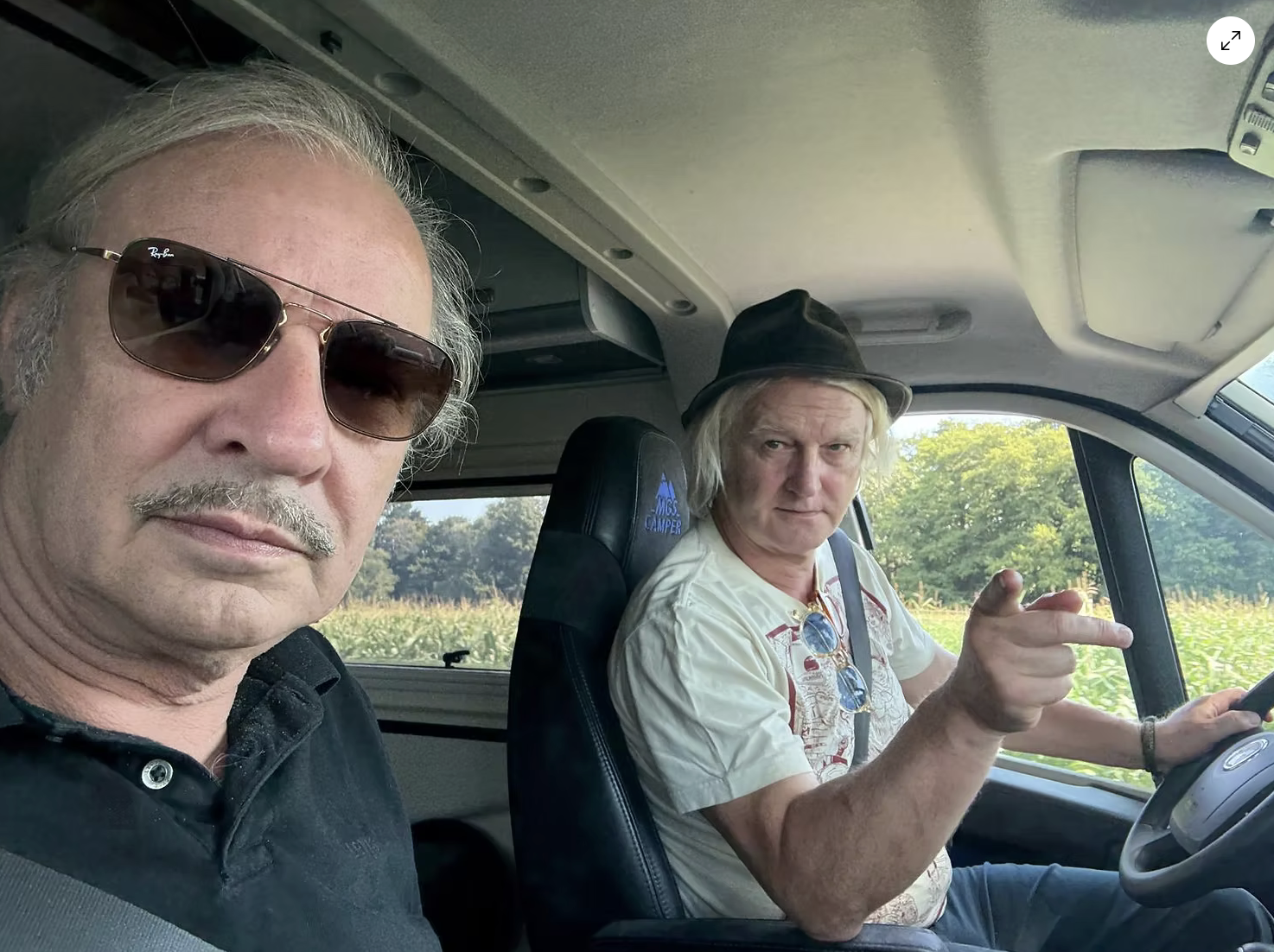 Zwei Regisseure, ein Bully Detlev Buck und Leander Haußmann auf Landkinotour