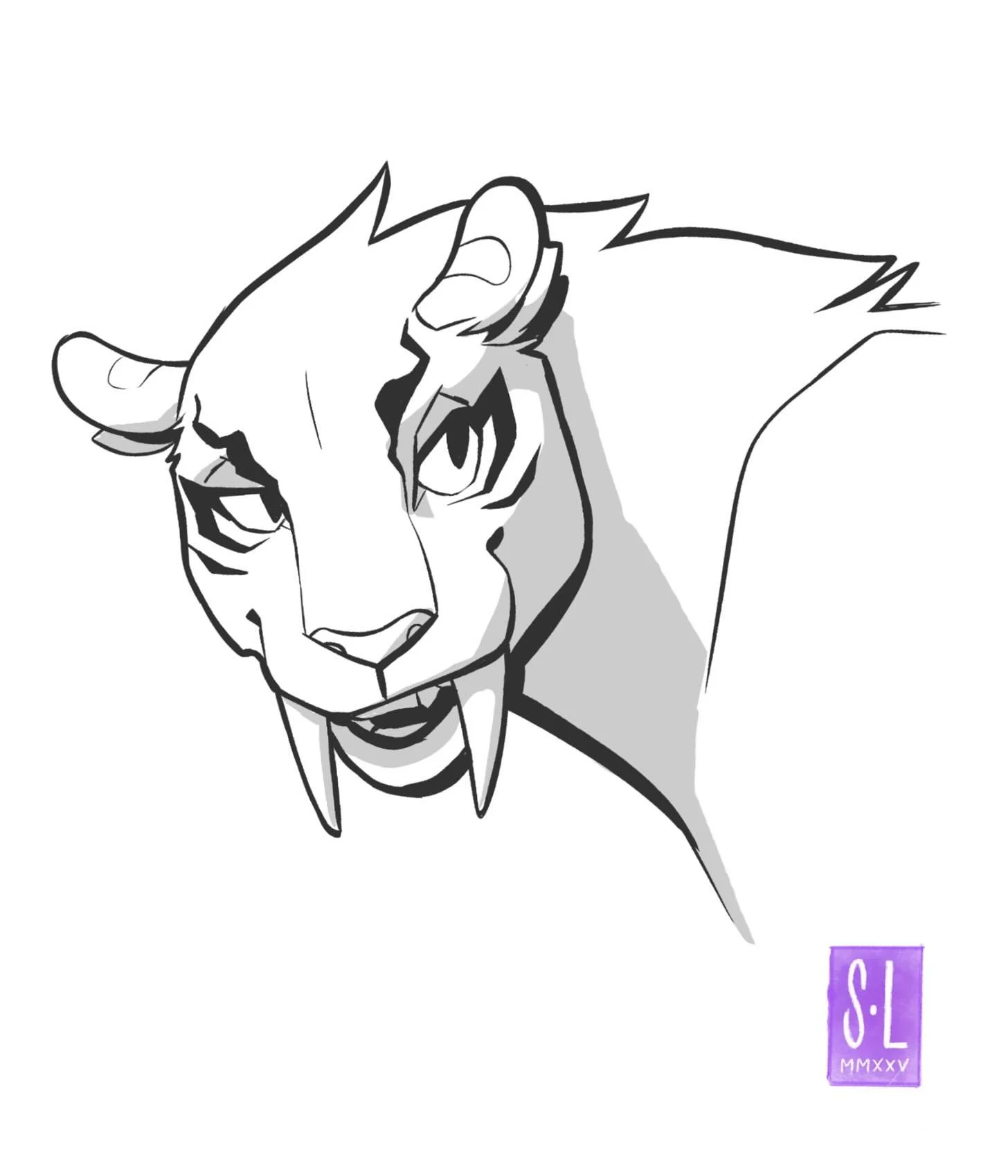 Just a collection of my toothy practice doodles from the last few weeks. Some might say I&rsquo;ve got an obsession, lol - the third one was funny, I didn&rsquo;t realize I drew so many. Specific things I were practicing here was line weight and pers