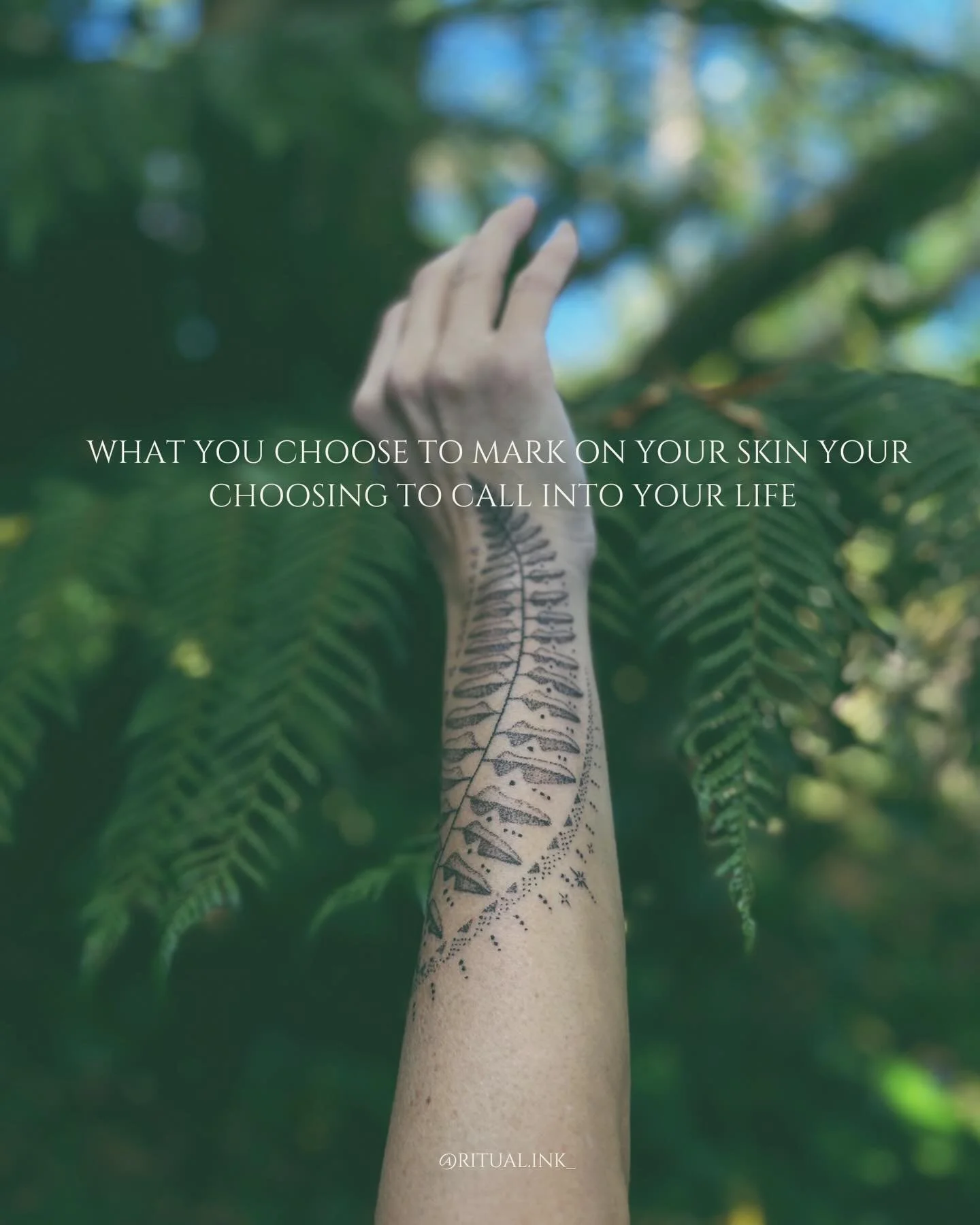 Tattoos are powerful. 

They can change your life in good ways or bad ways. 

Depending on what you choose.

Like any medicine, it can heal or it can destroy. It&rsquo;s how we choose to meet this medicine of tattoo and who we choose to mark our bodi