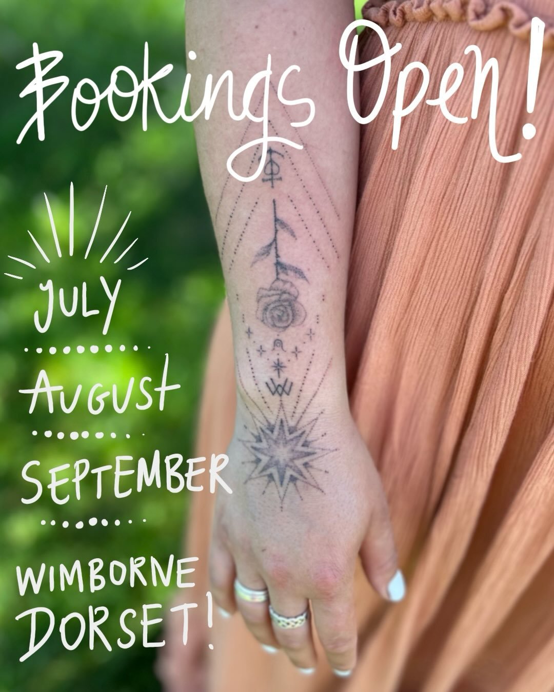 Beautiful instagram community! 

✨✨✨

My bookings are now open for the mid / late summer autumn season! 

 JULY 🌀AUGUST 🌀 SEPTEMBER 

WIMBORNE DORSET

Tattoo ceremonies held in a beautiful cedar roundhouse crystal grided and built deep into the ear
