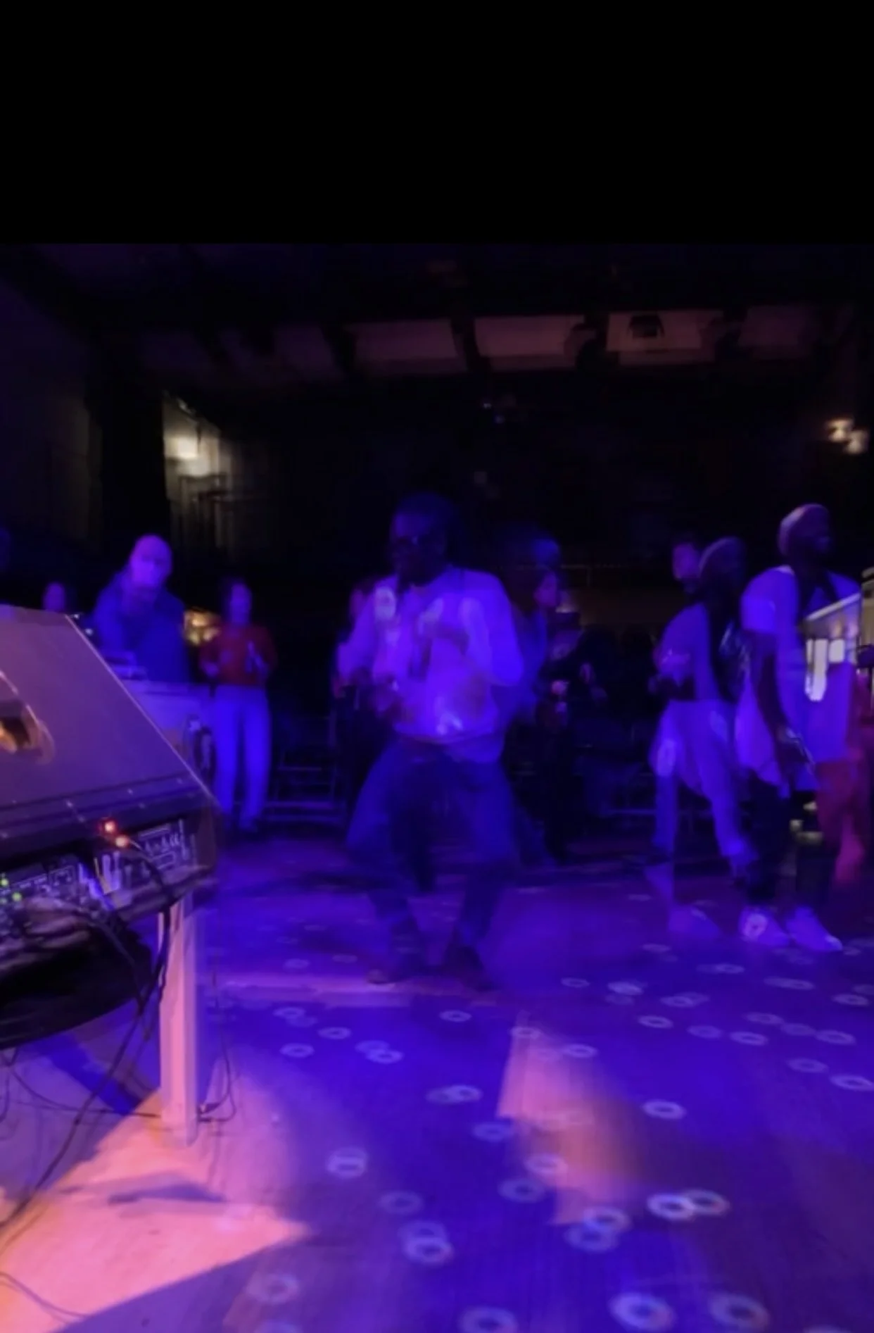 Guests dancing during Vibrations of Blackness, where sound, movement, and collective presence transformed the gathering into a living ritual.