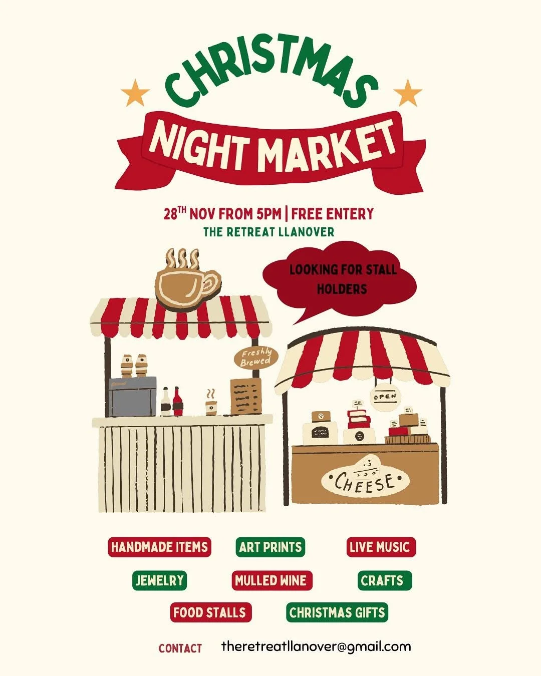 The Retreat Llanover Chistmas market