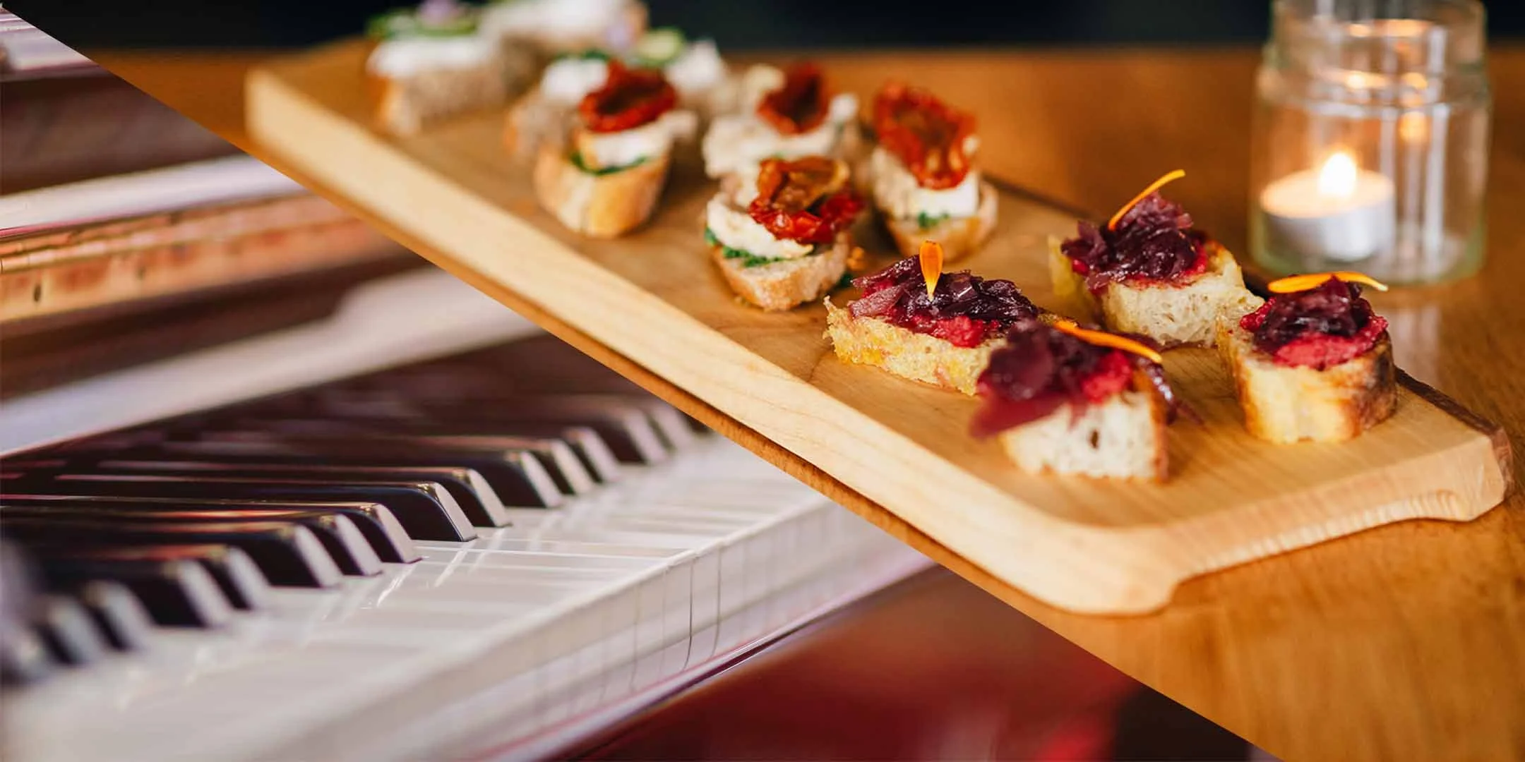 Cabaret agus Canapés sa gCafé