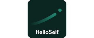 HelloSelf logo on a dark background.