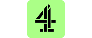 Channel 4 logo on a light green background