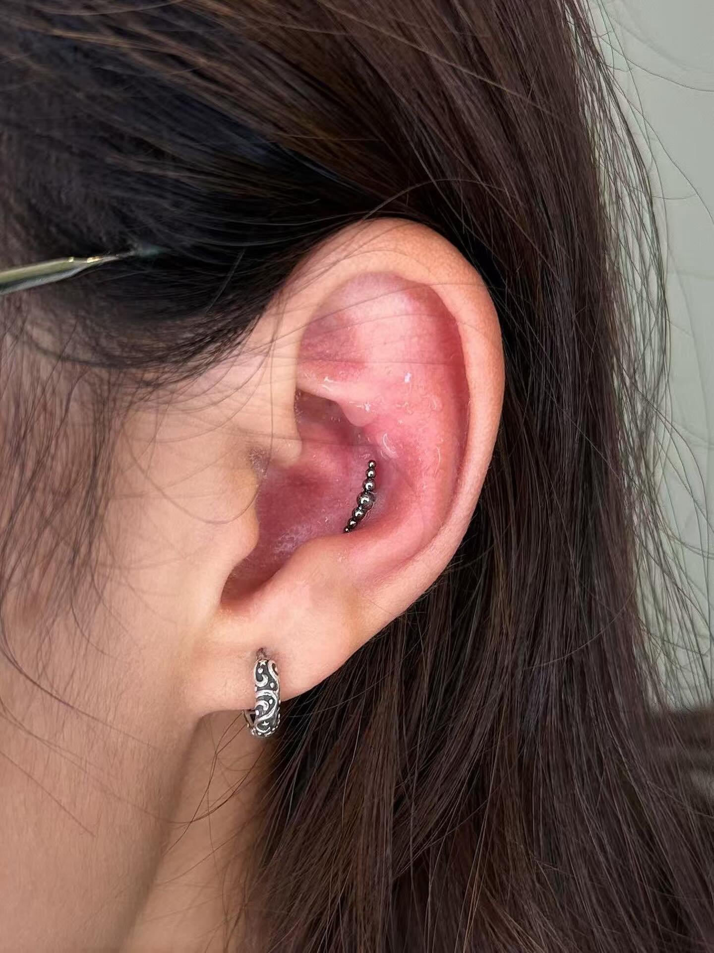 Conch piercing #conchpiercing #earpiercing
