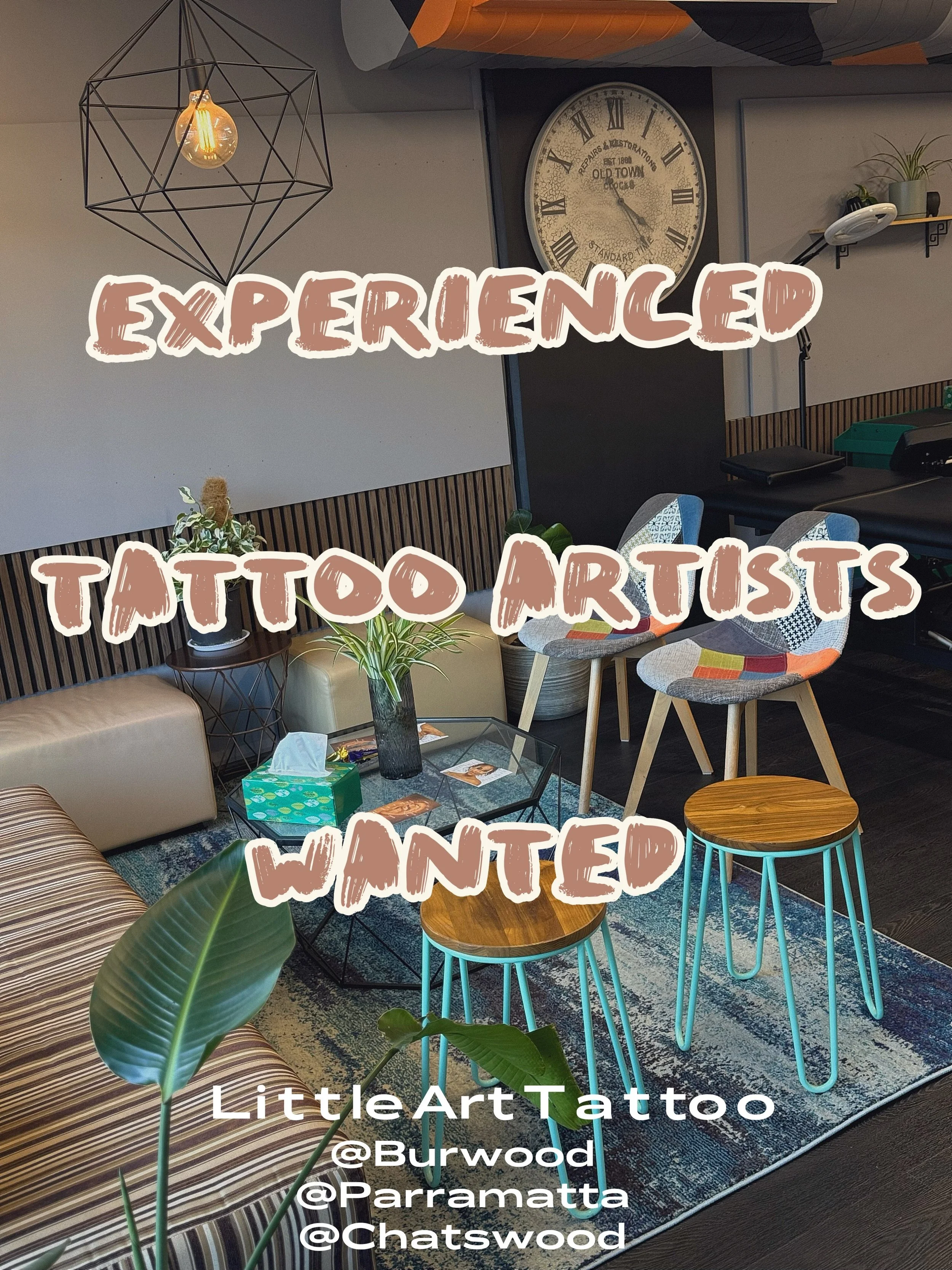 🎨 👾 🏹

We are looking for experienced tattoo artists to join our LittleArtTattoo team!!! 🪬 🤍

We welcome talented artists to become part of our family.

If you&rsquo;re interested, please send your portfolio to our email.
📧 【 littlearttattoo@gm