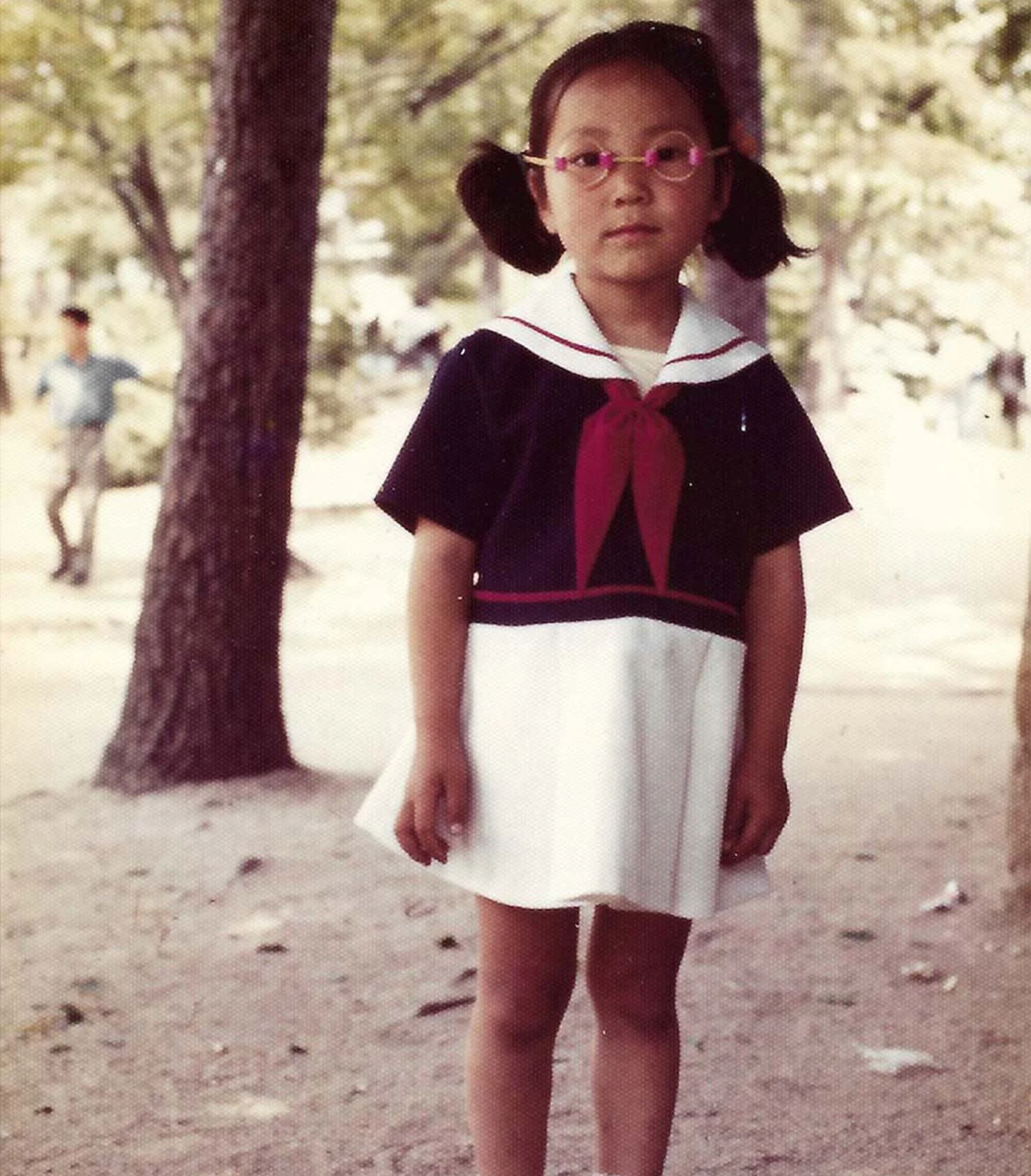 Yoon Lee Perera as a child