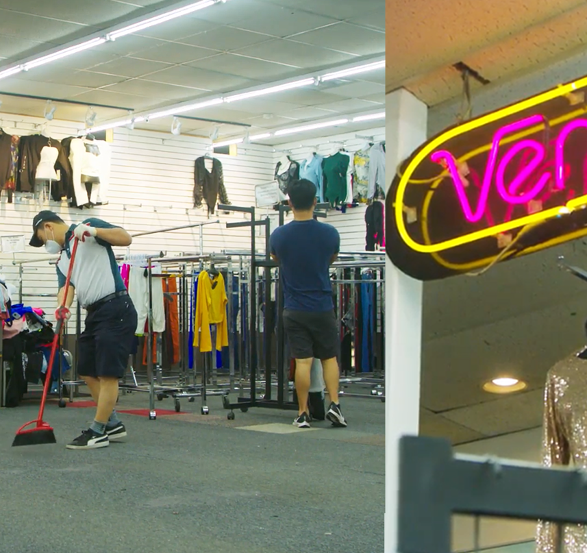 Looted Korean American Immigrant Business