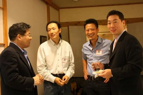  Yoon Son (moderator), Sung J. Woo, HJ Lee (President), Taehun Kim 