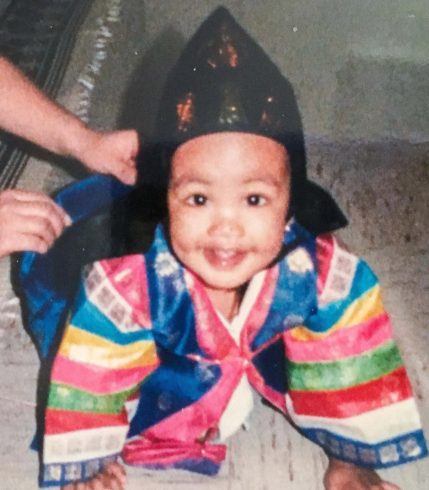 Cedric Stout as a child