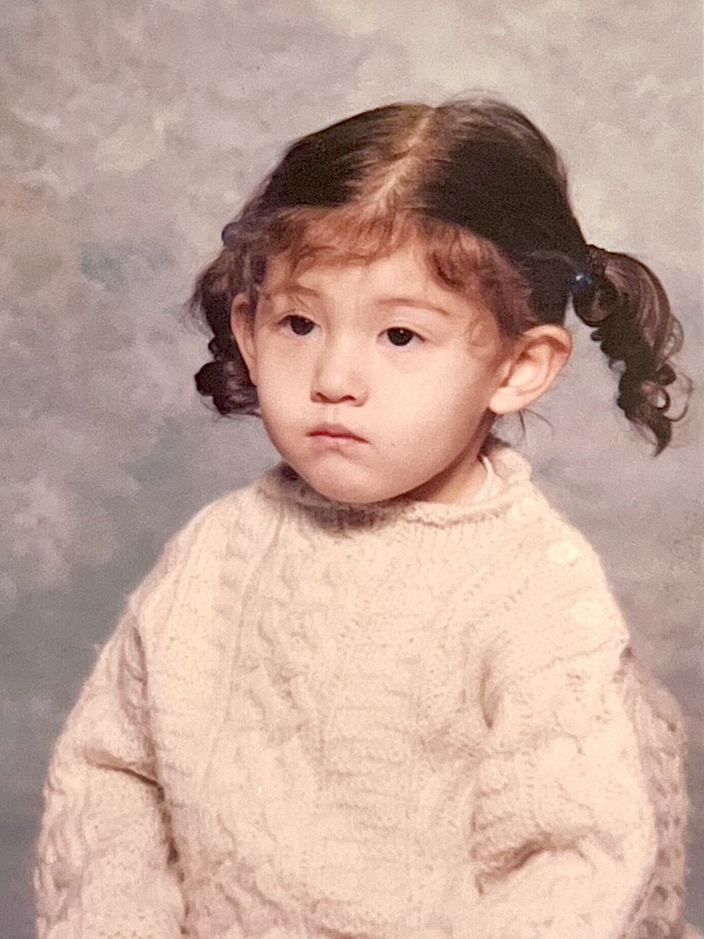 Sasha Braverman as a child