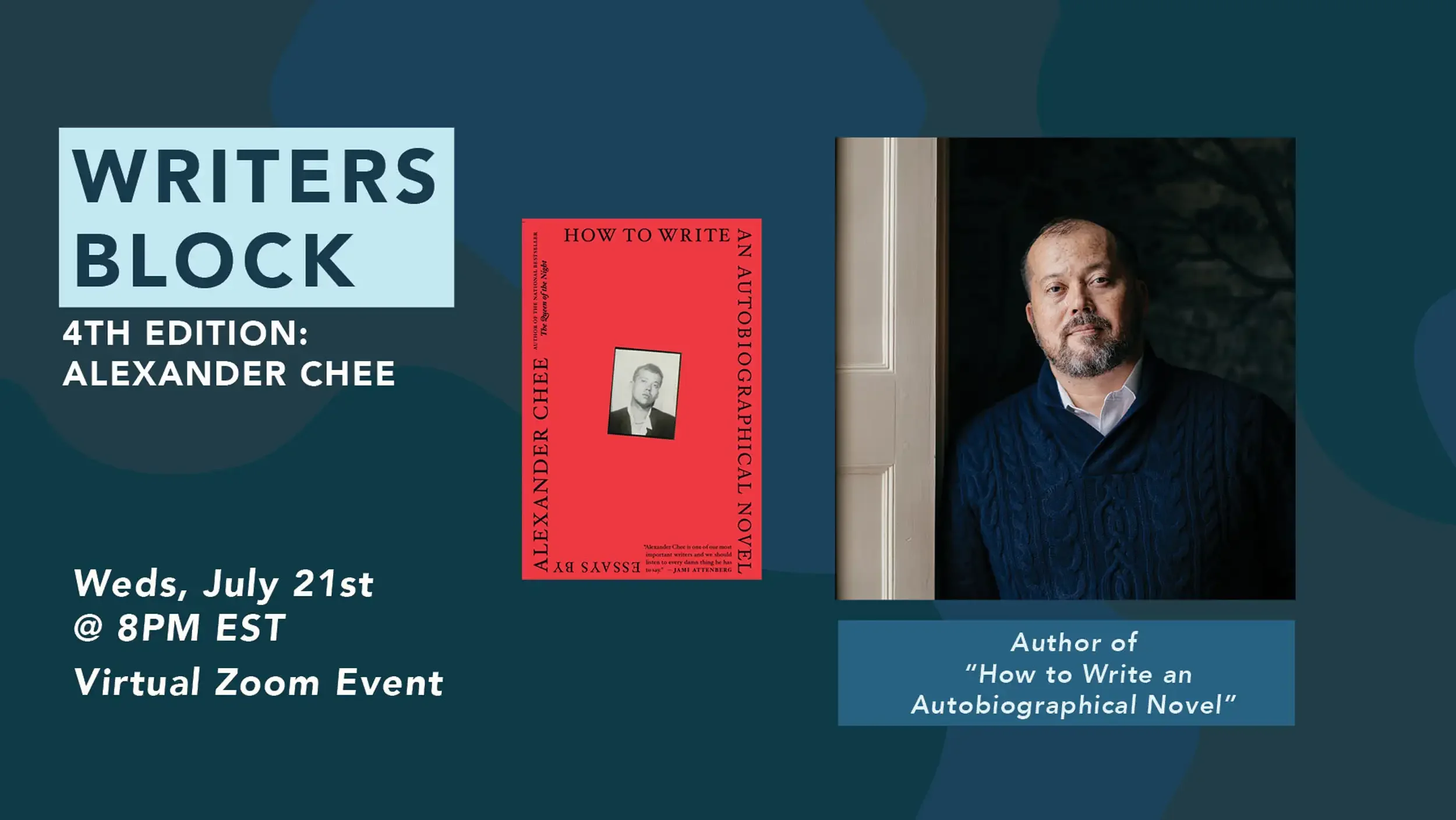 Writers Block: Alexander Chee
