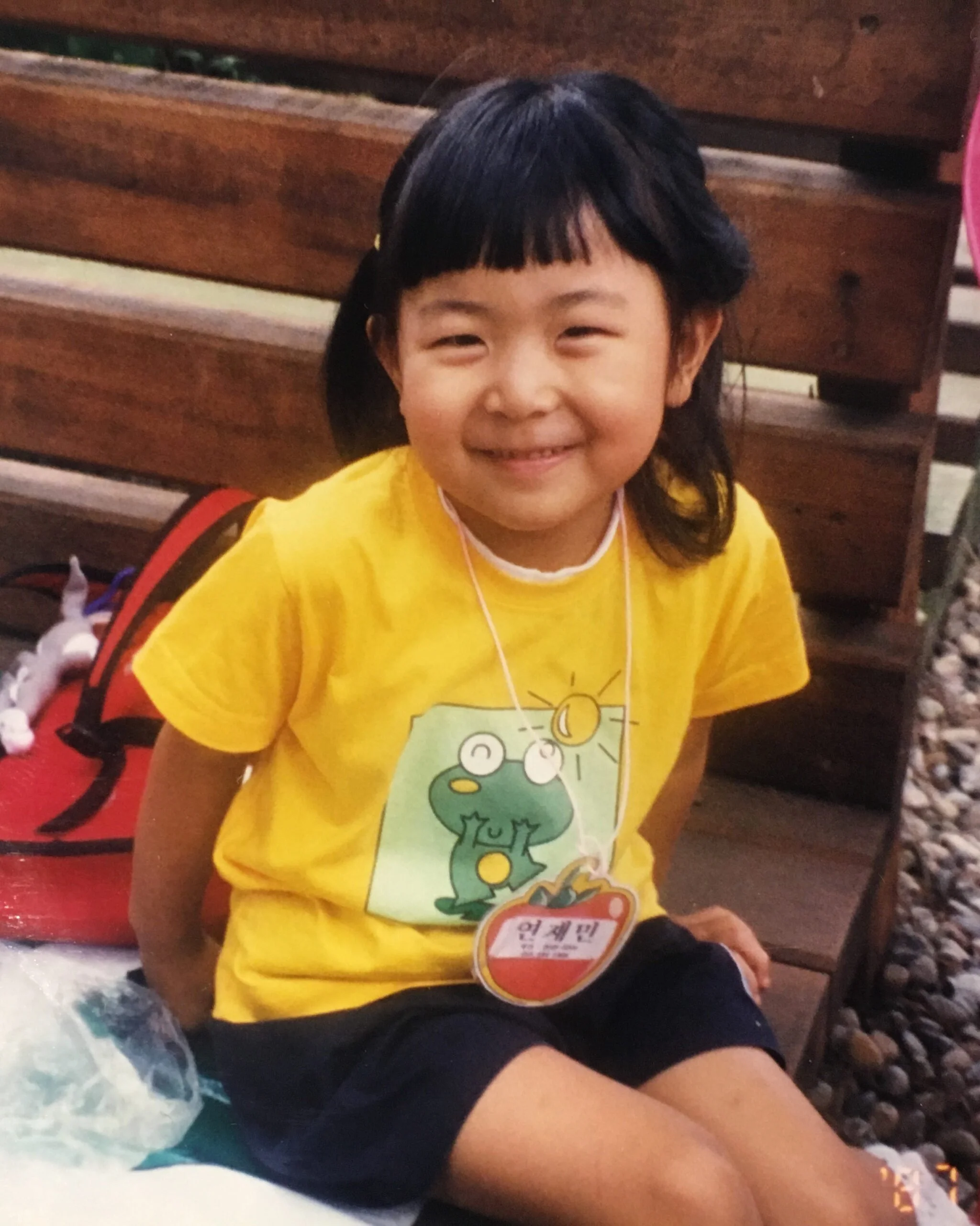 Jacqueline Yeon as a child