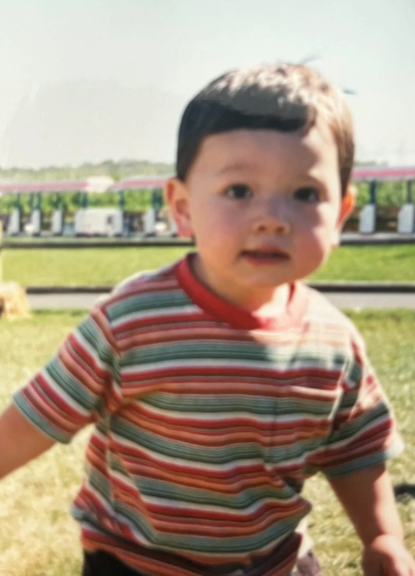 Skyler Perera as a child