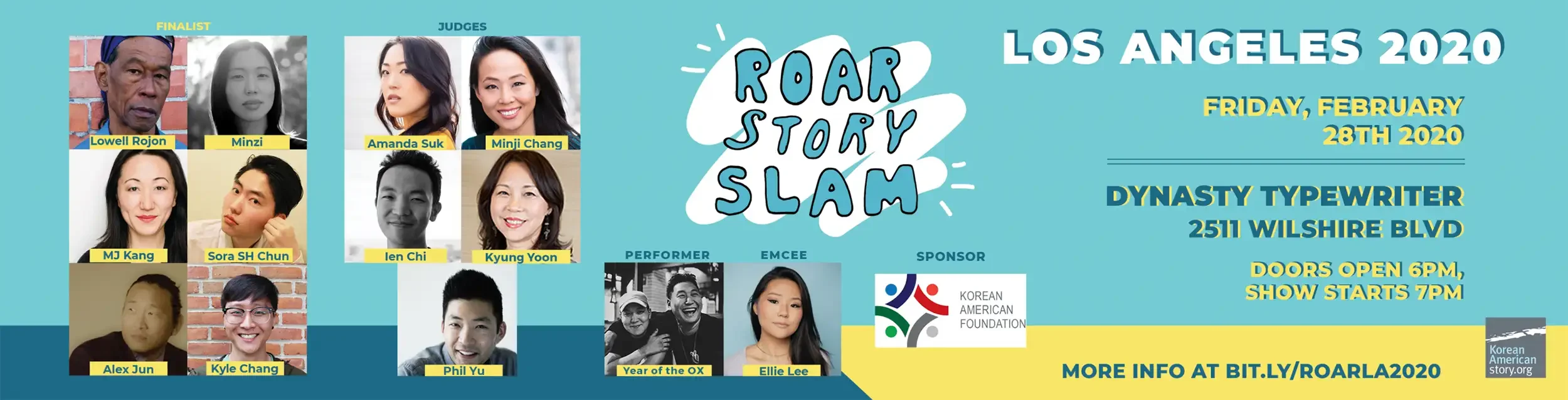 LA ROAR Story Slam 2020