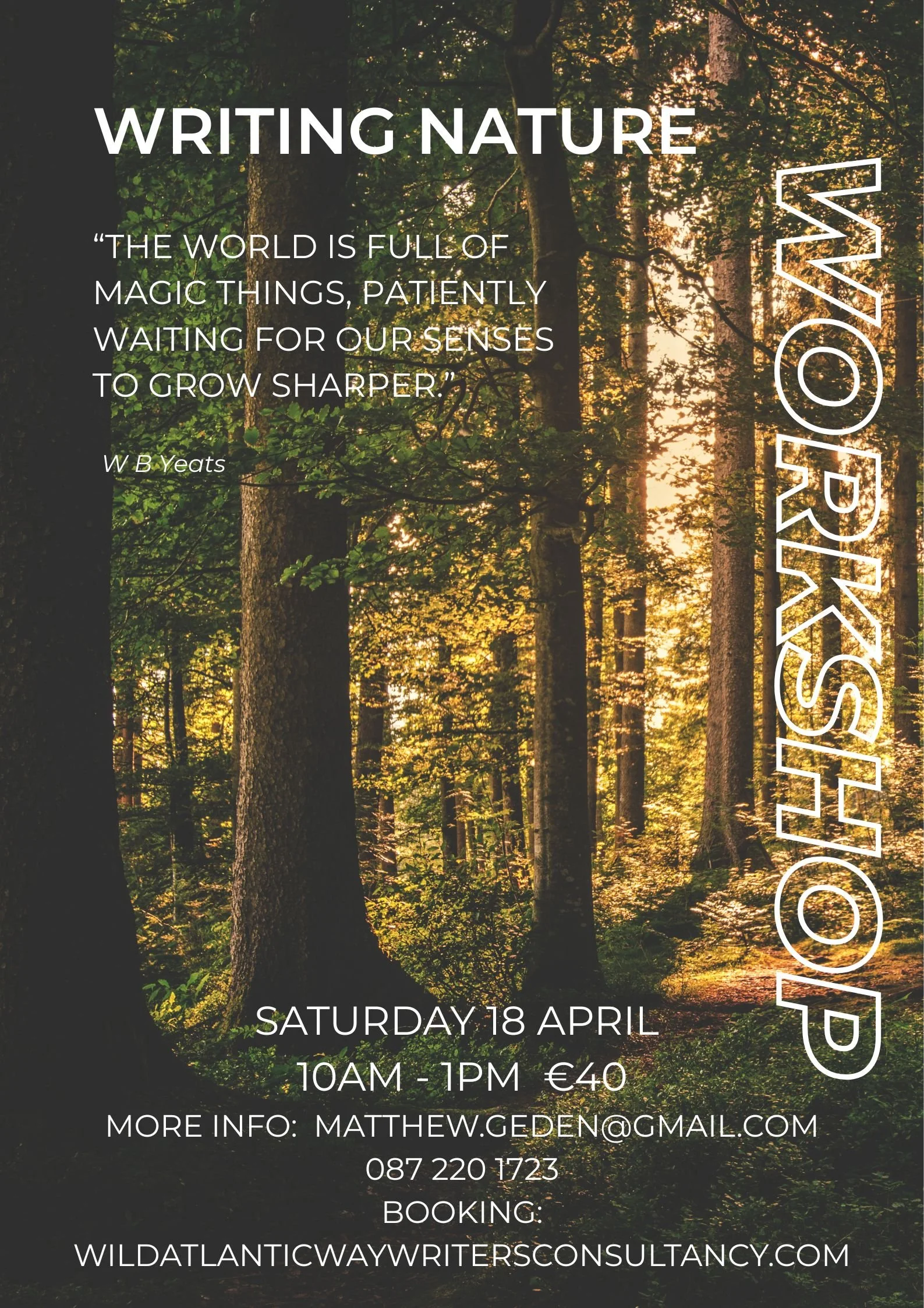 Nature writing workshop