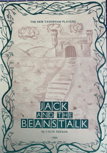 Book cover for 'Jack and the Beanstalk' by Colin Melson, featuring a castle and a pathway leading to it with decorative border.
