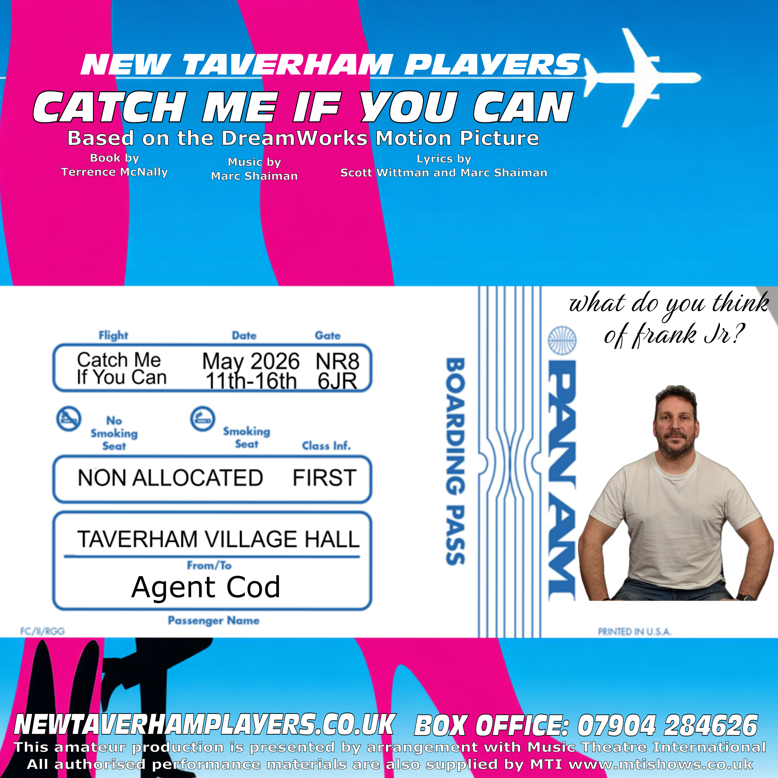 Agent Cod - Boarding pass Poster.png