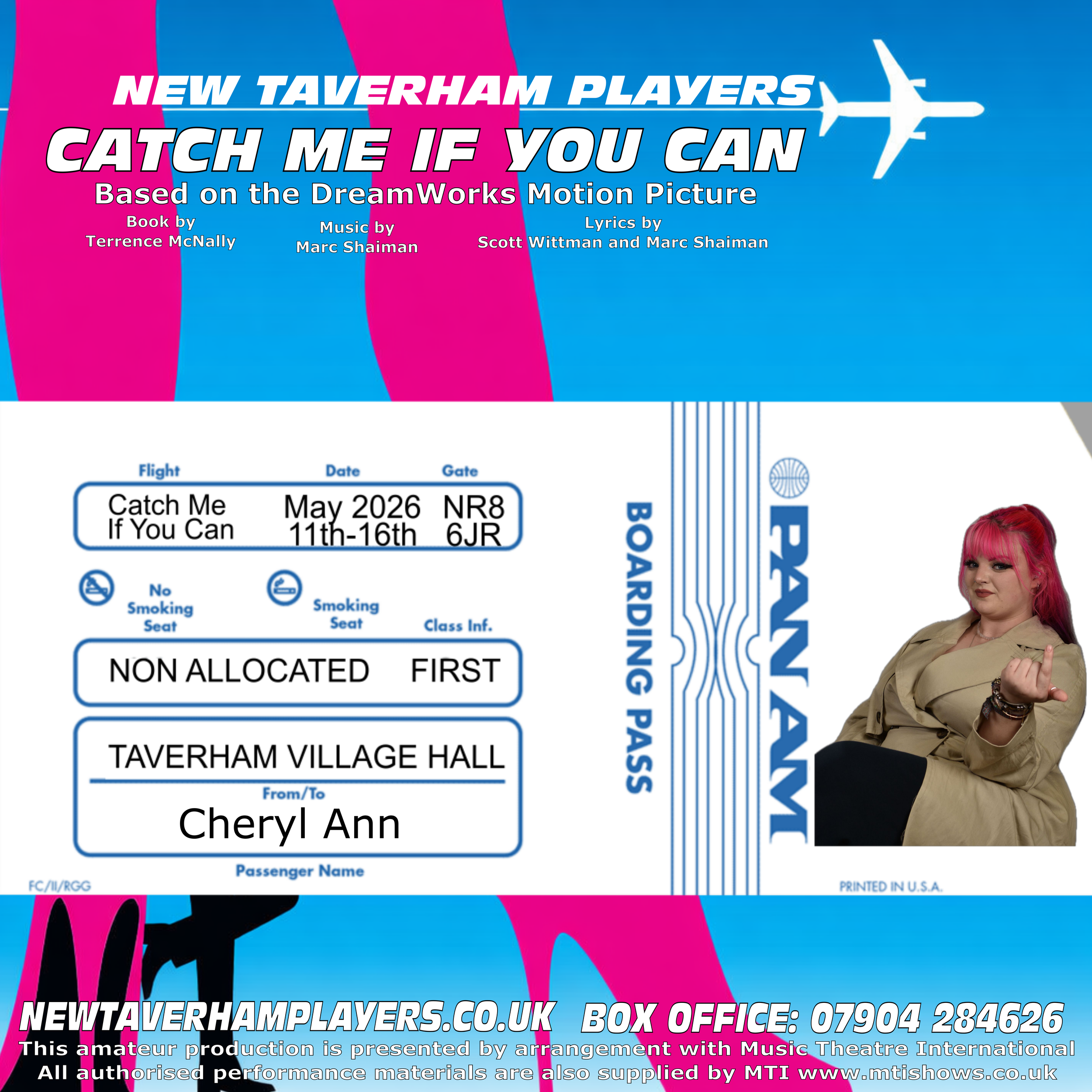 Toney Tiger - Boarding pass Poster.png