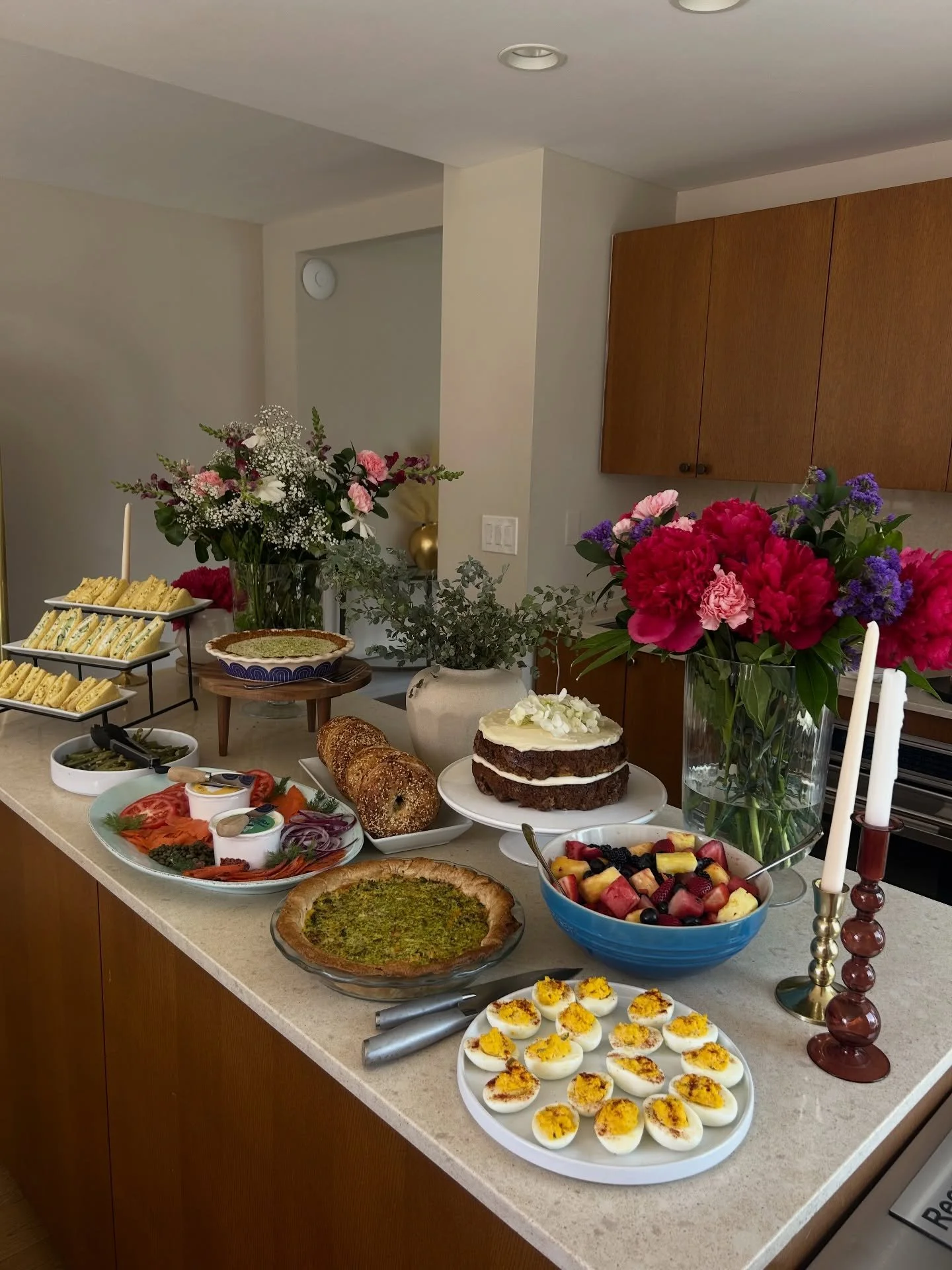 Brunch grazing table over everything else 💕#tablewarerentals #dish-rentals #grazingfood