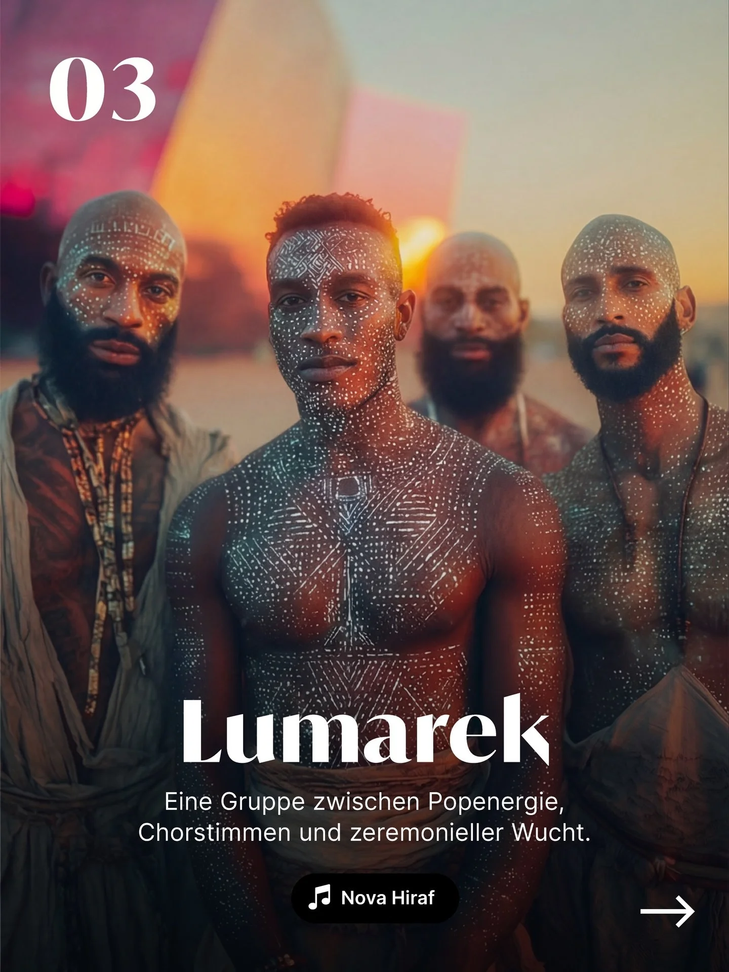 Song 03/31 &ndash; Sundara Compact (SDC)
Lumarek &ndash; Nova Hiraf

Heute geht die Reise von Synthetic Union nach Sundara Compact: ein dichtes, lebendiges Land, in dem Vergangenheit und Gegenwart direkt nebeneinander weiteratmen.

&bdquo;Nova Hiraf&