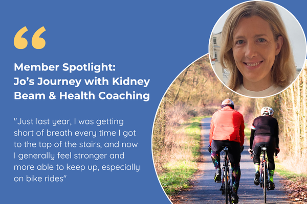 Jo's Journey with Kidney Beam &amp; Health Coaching