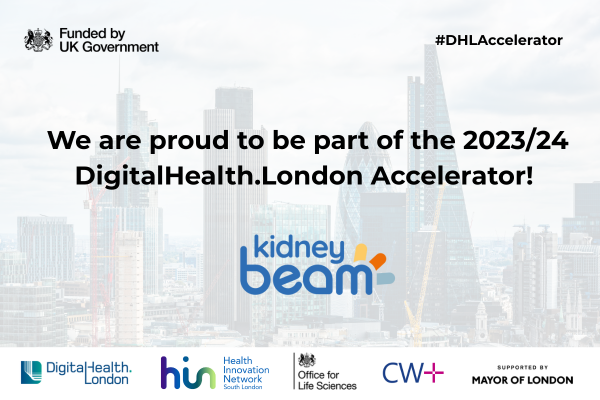 Kidney Beam Joins DigitalHealth.London Accelerator Programme&nbsp;