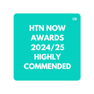  "HTN NOW Awards 2024/25 Highly Commended" logo