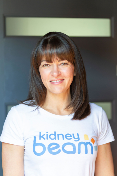 Dr Sharlene Greenwood in a Kidney Beam T-Shirt